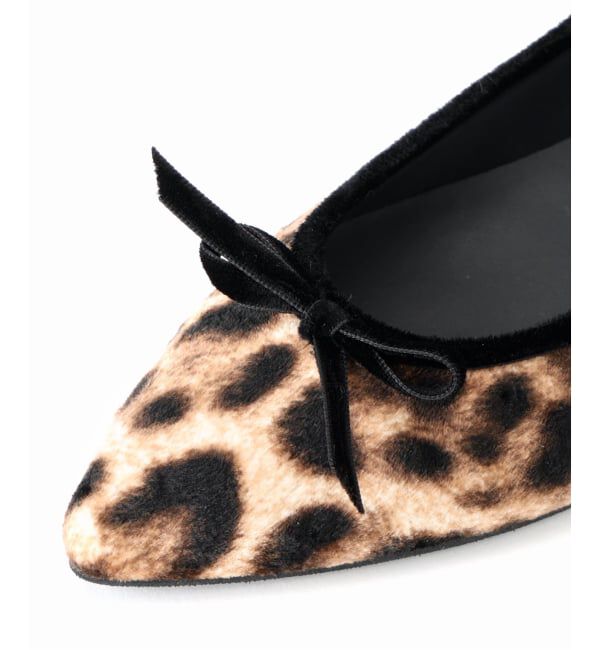  「《追加5》ポインテッドレオパードバレエ」|バレエシューズ|