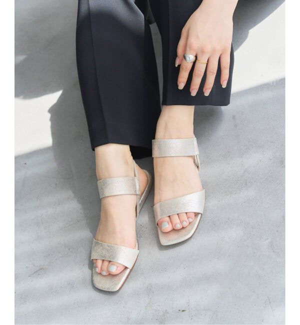  「《追加2》2cmゴムストラップサンダル」|サンダル|