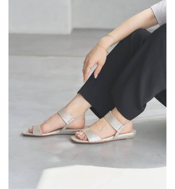  「《追加2》2cmゴムストラップサンダル」|サンダル|