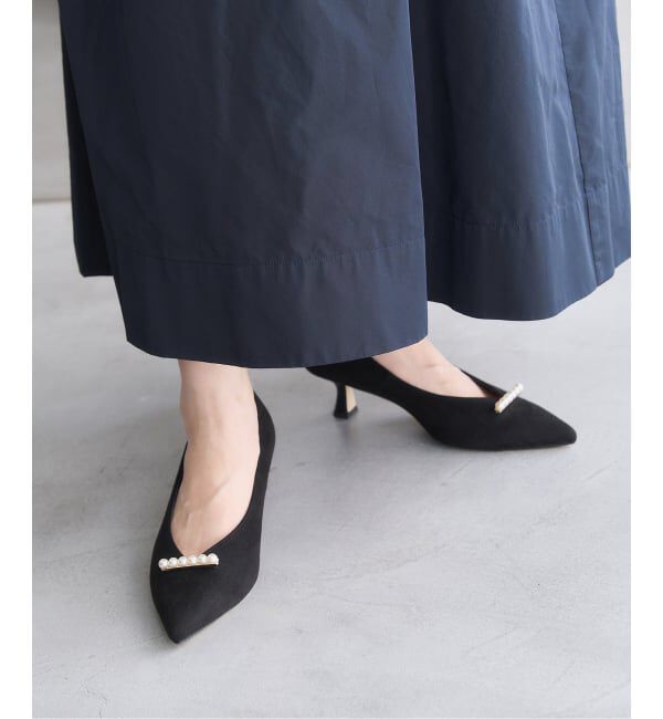  「《追加》5cmパールラインパンプス」|パンプス|