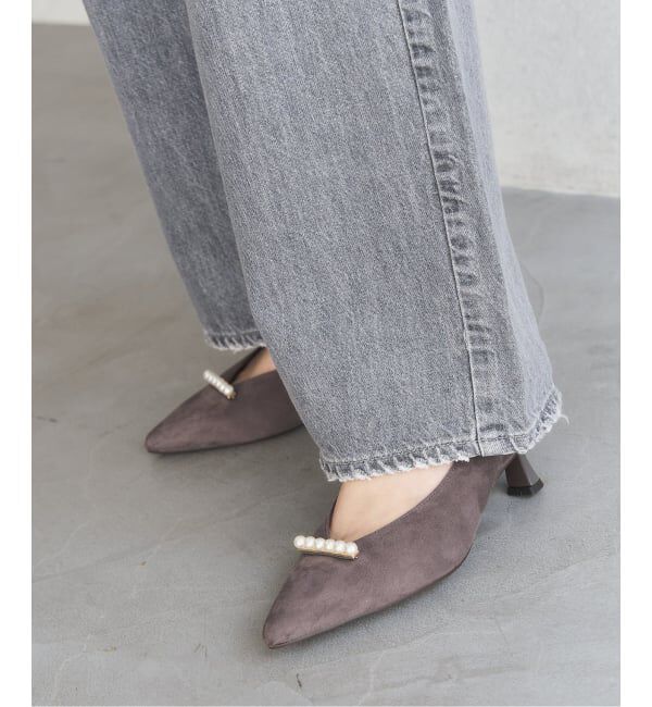  「《追加》5cmパールラインパンプス」|パンプス|