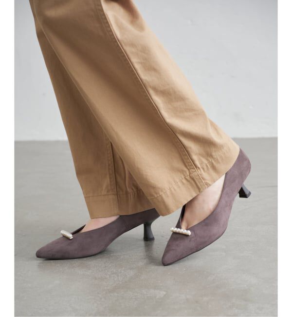  「《追加》5cmパールラインパンプス」|パンプス|