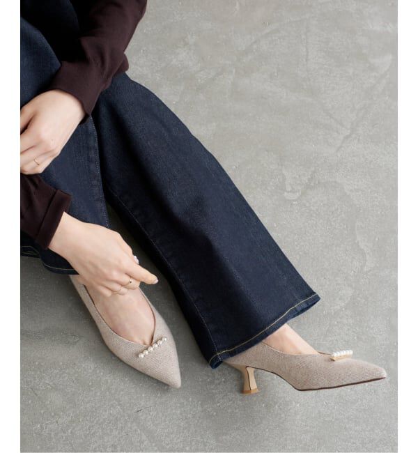  「《追加》5cmパールラインパンプス」|パンプス|