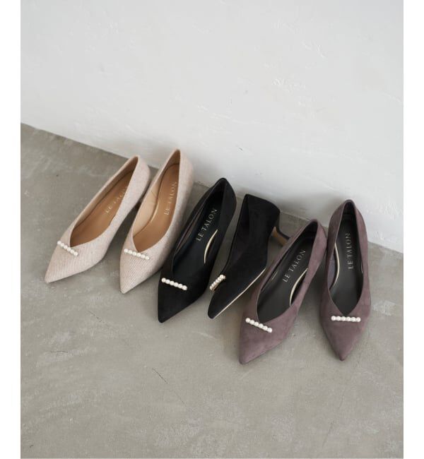  「《追加》5cmパールラインパンプス」|パンプス|