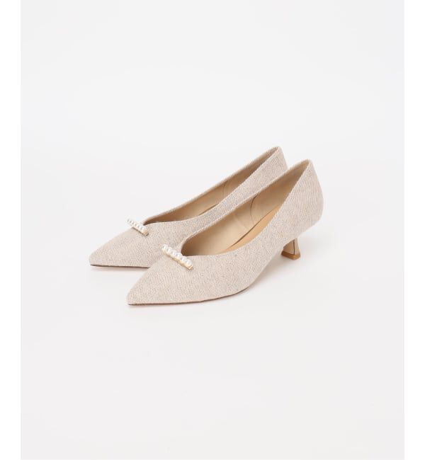  「《追加》5cmパールラインパンプス」|パンプス|