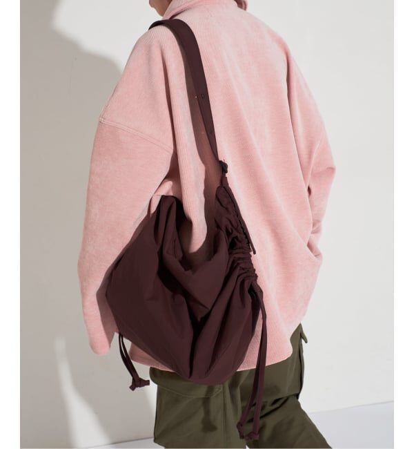 GRISE「LE VERNIS/ル ベルニ Stomach bag M」|ショルダー・メッセンジャー|ブラウン