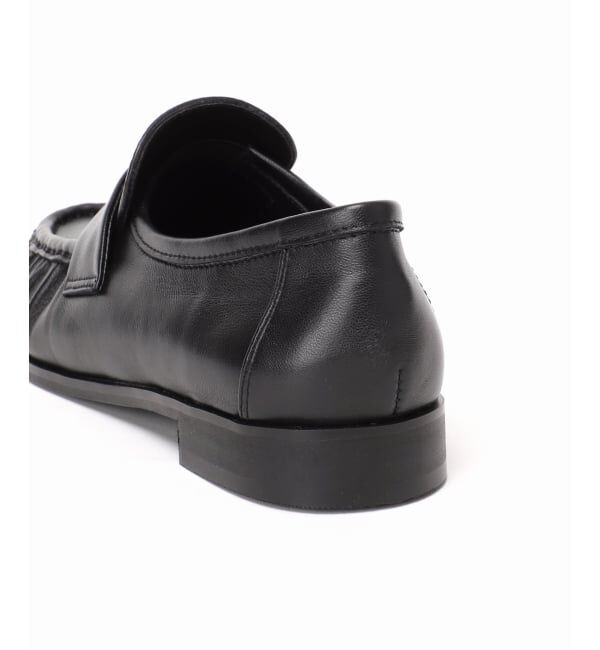  「《予約》レザーギャザーローファー」|ローファー|