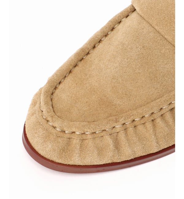  「《予約》レザーギャザーローファー」|ローファー|