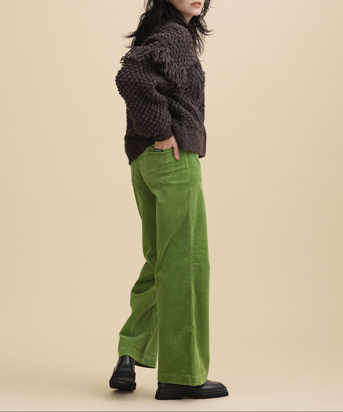 nano･universe「ROLLA'S/SAILOR JEAN OLIEVE CORD」|チノ|