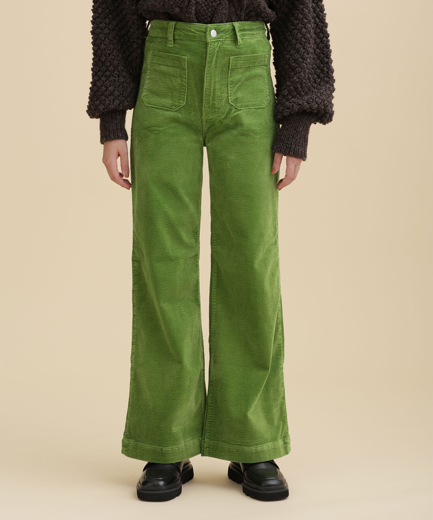 nano･universe「ROLLA'S/SAILOR JEAN OLIEVE CORD」|チノ|