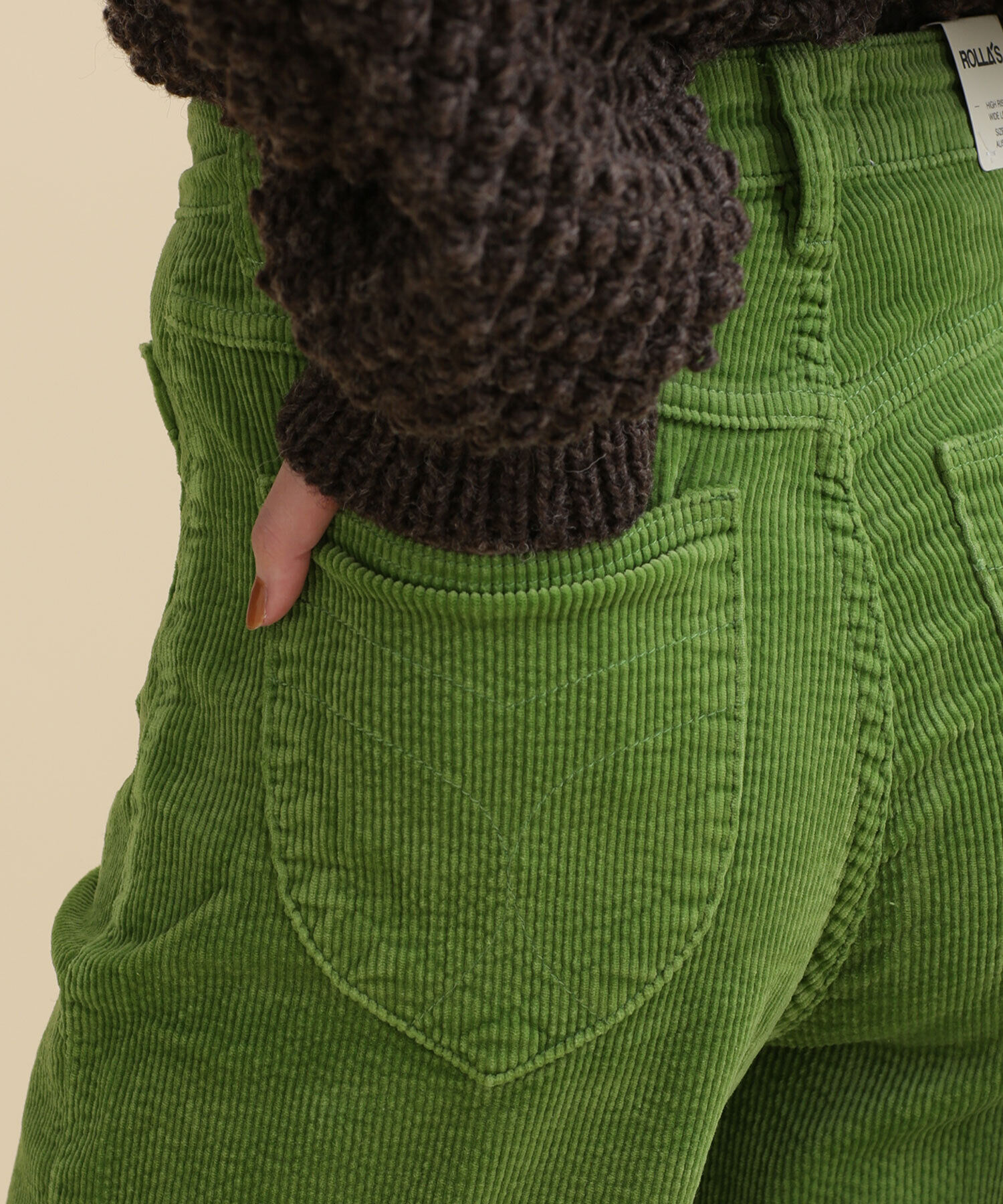 nano･universe「ROLLA'S/SAILOR JEAN OLIEVE CORD」|チノ|