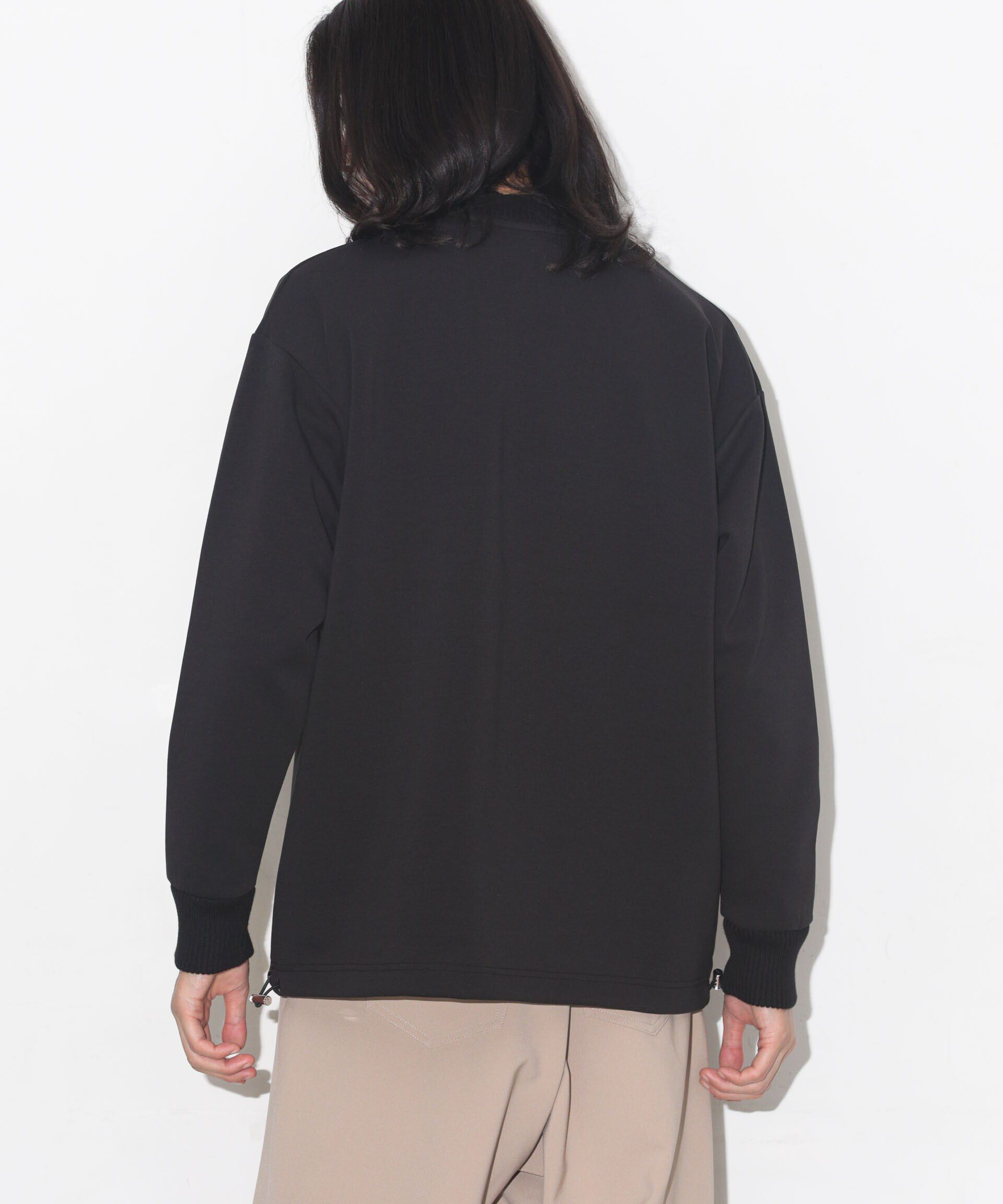 nano･universe「ダンボールドローストリングリブプルオーバー」|Tシャツ・カットソー|