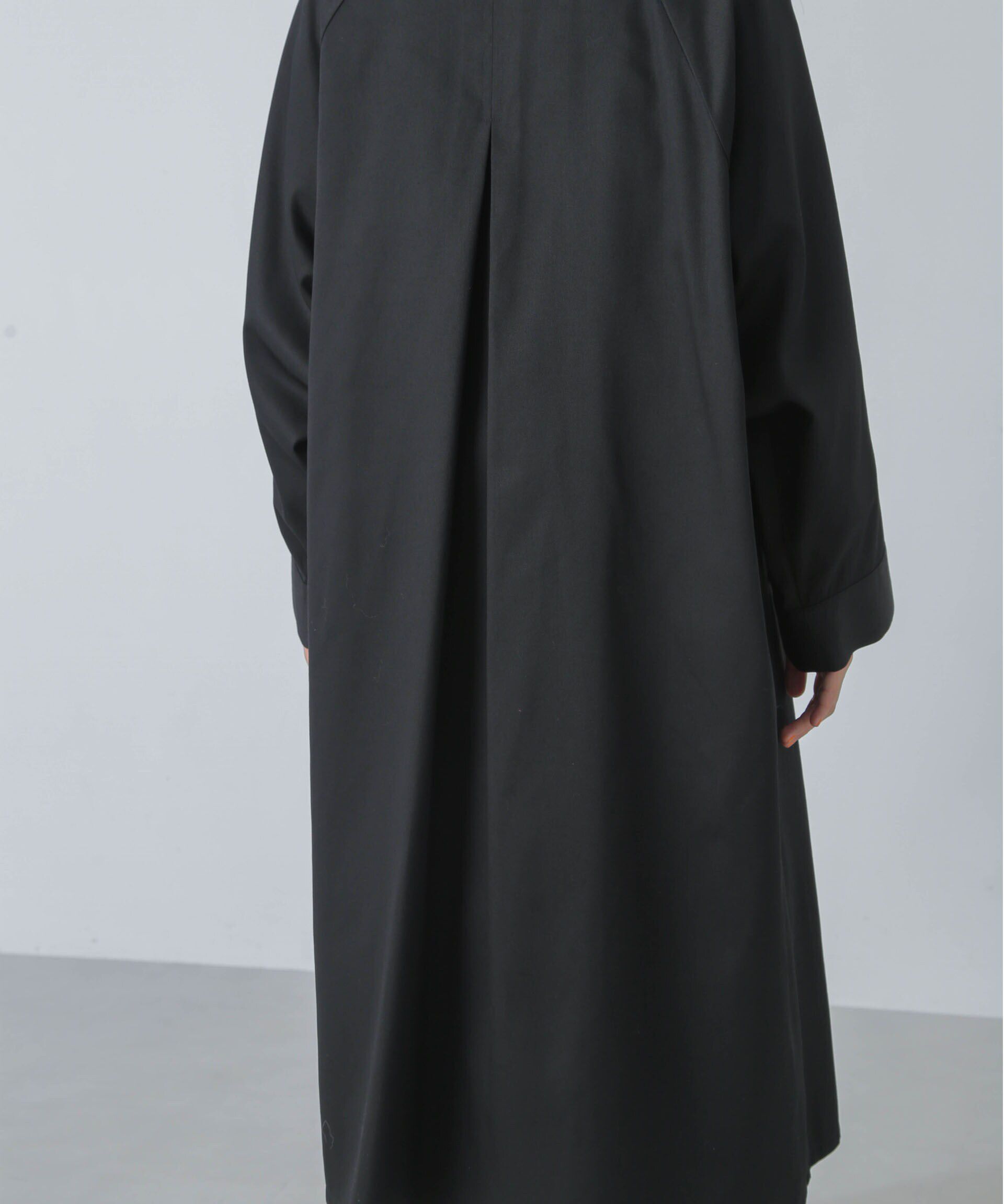 nano･universe「撥水＆花粉ガード加工2way衿ステンカラーコート」|ステンカラーコート|