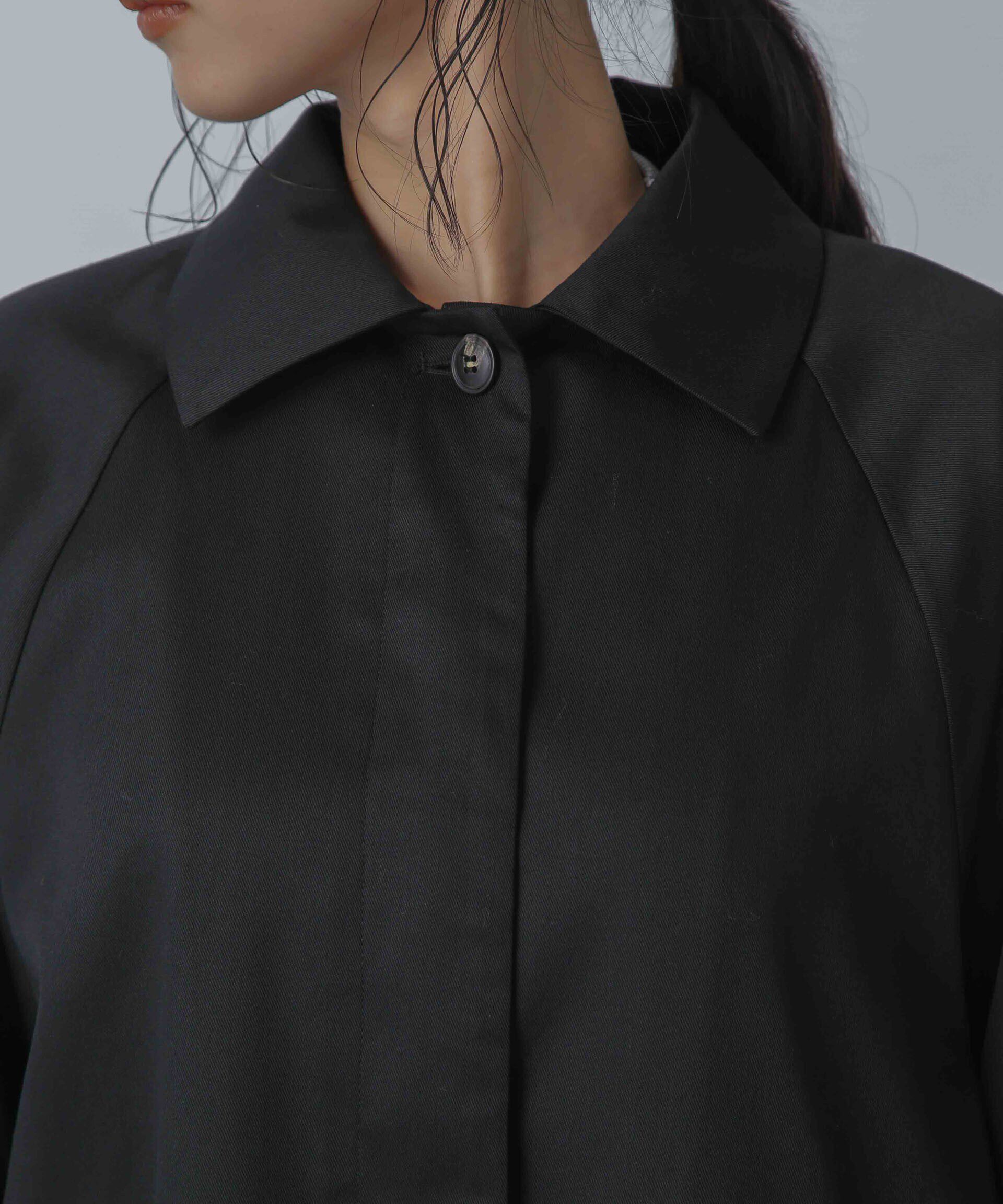 nano･universe「撥水＆花粉ガード加工2way衿ステンカラーコート」|ステンカラーコート|