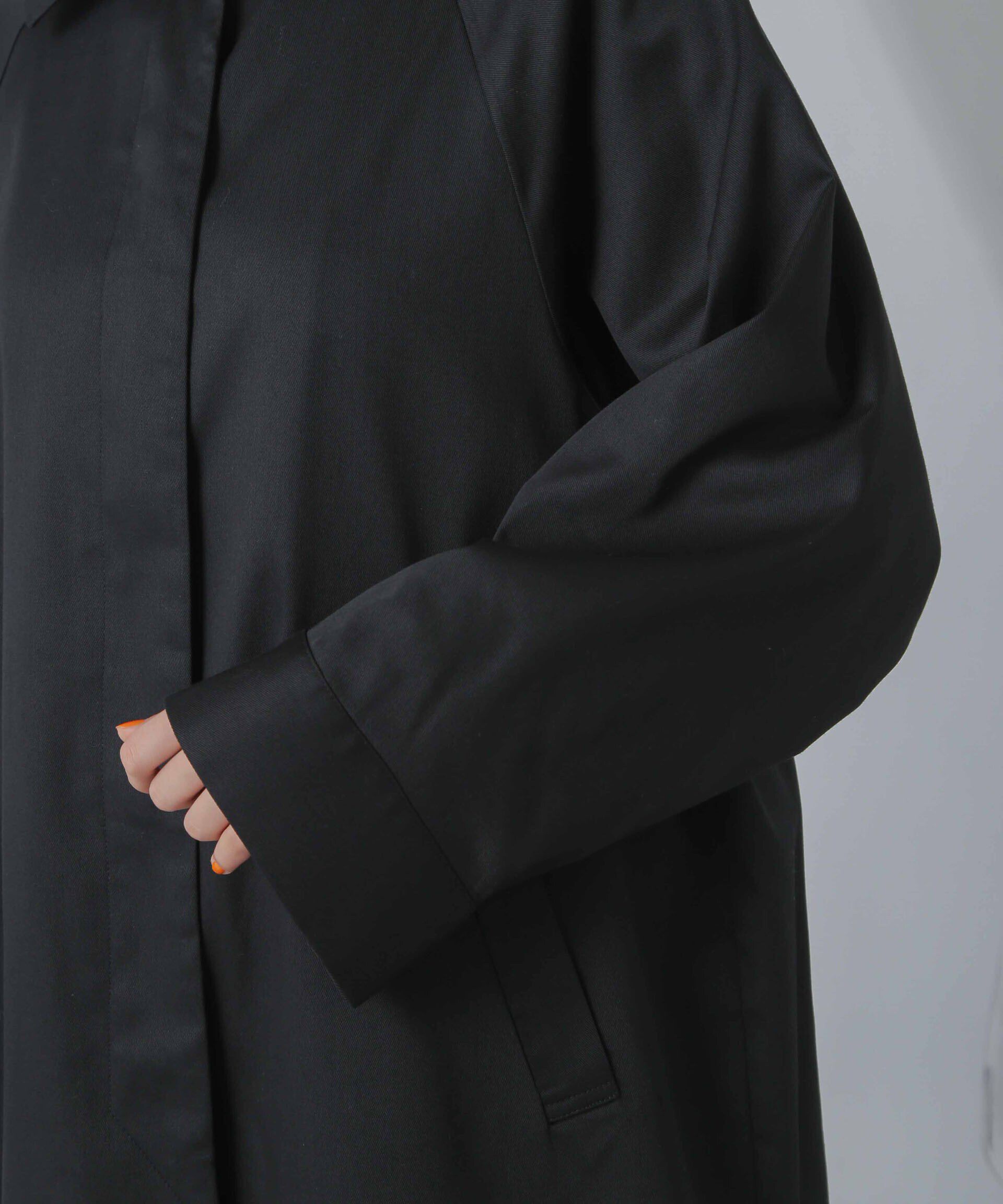 nano･universe「撥水＆花粉ガード加工2way衿ステンカラーコート」|ステンカラーコート|