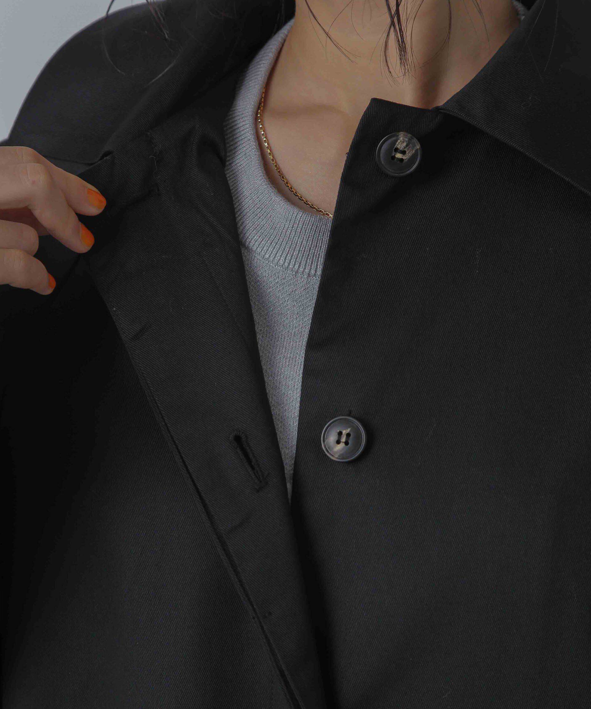 nano･universe「撥水＆花粉ガード加工2way衿ステンカラーコート」|ステンカラーコート|