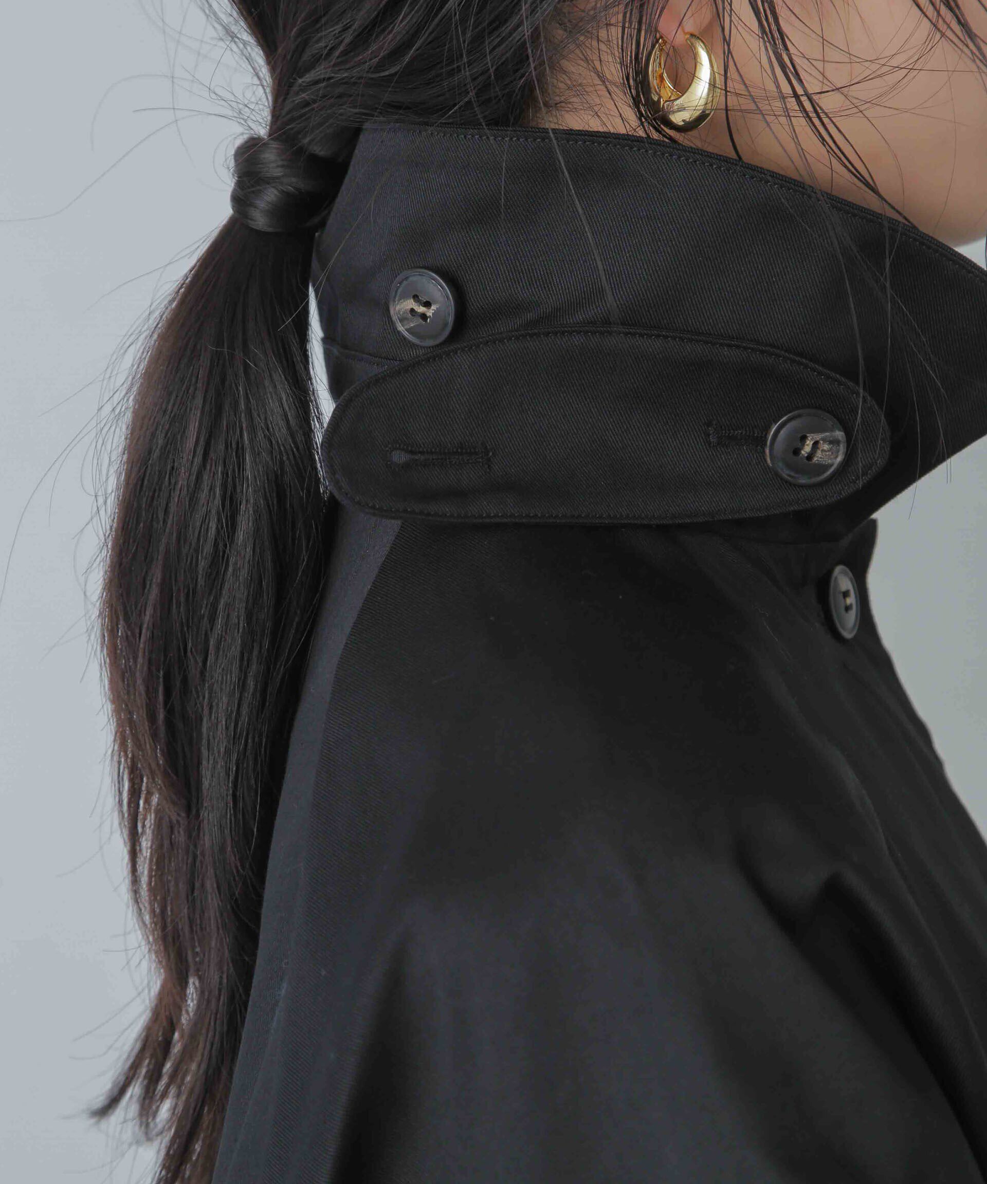 nano･universe「撥水＆花粉ガード加工2way衿ステンカラーコート」|ステンカラーコート|