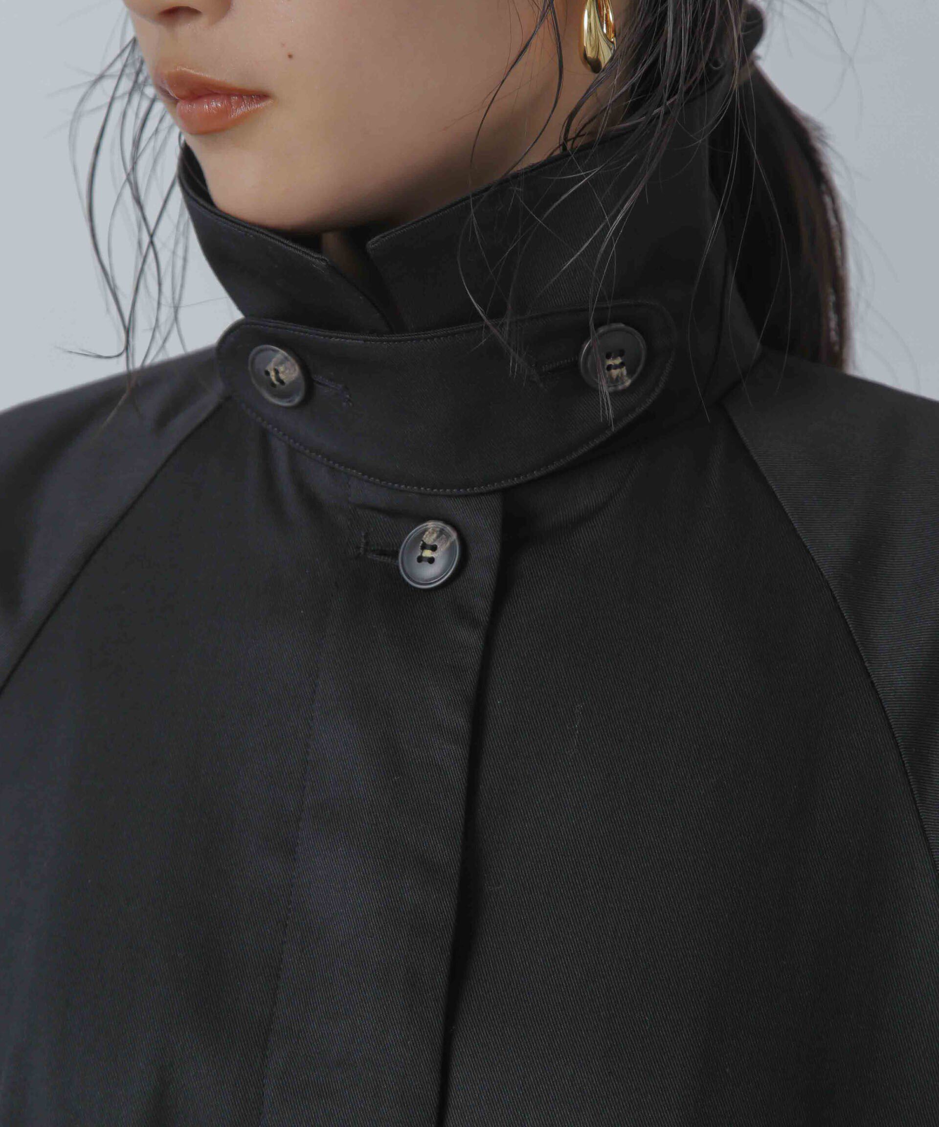 nano･universe「撥水＆花粉ガード加工2way衿ステンカラーコート」|ステンカラーコート|