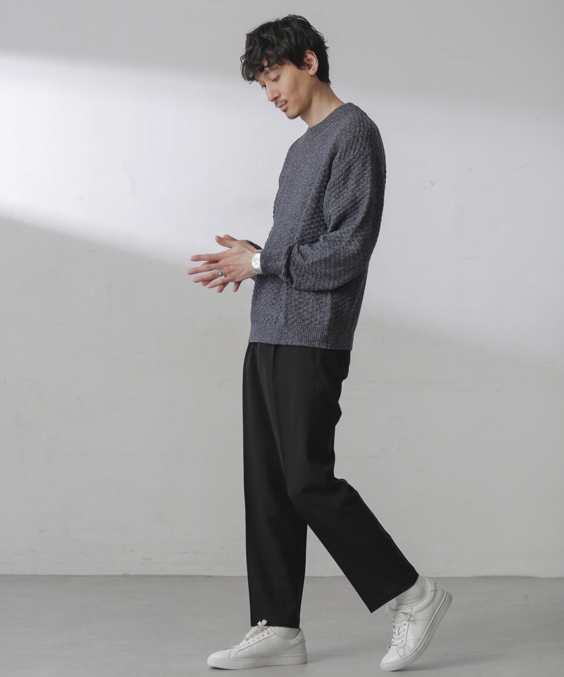 nano･universe「ALWAYS EASY ワンタックスラックス」|スラックス|