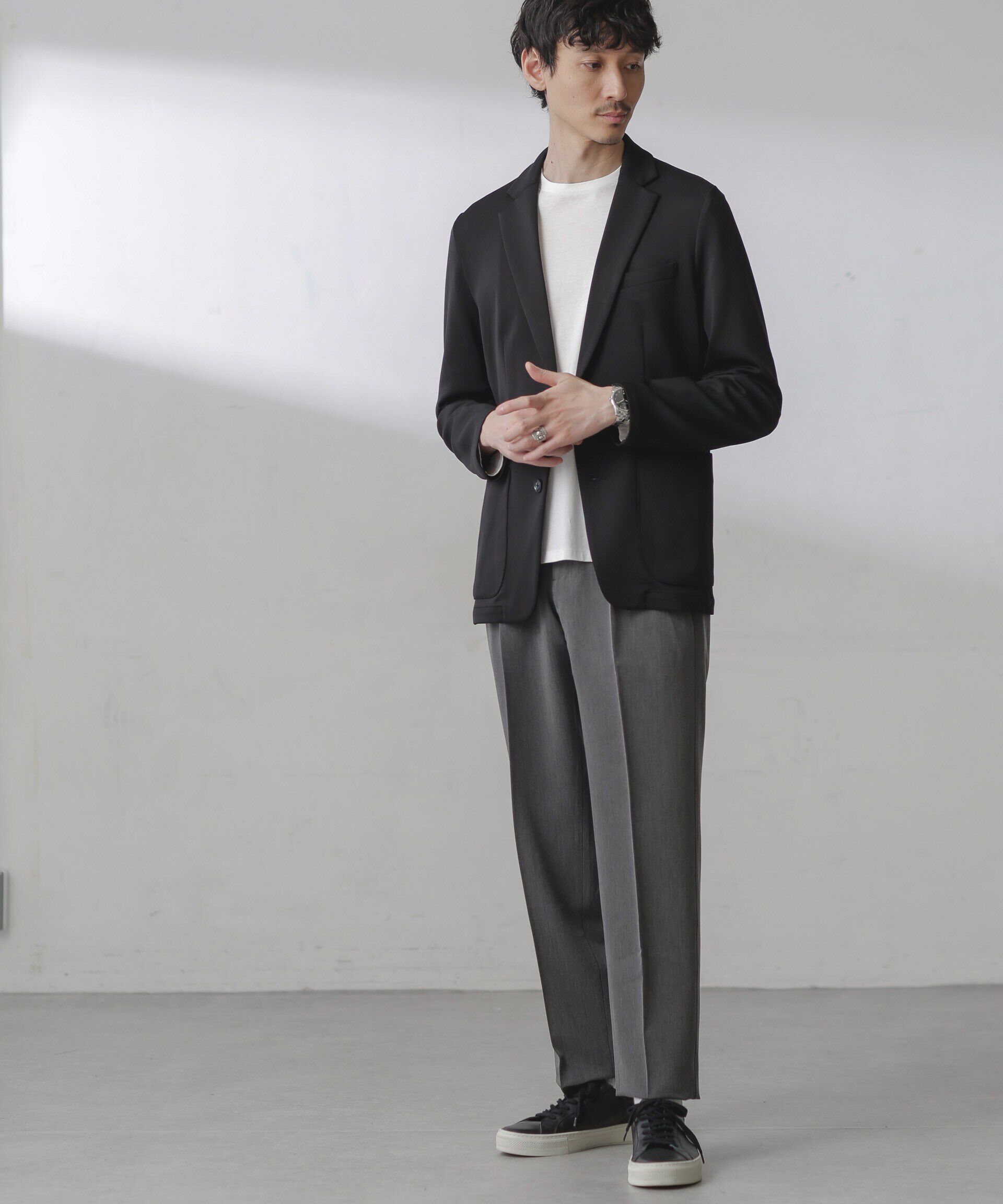 nano･universe「ALWAYS EASY ワンタックスラックス」|スラックス|