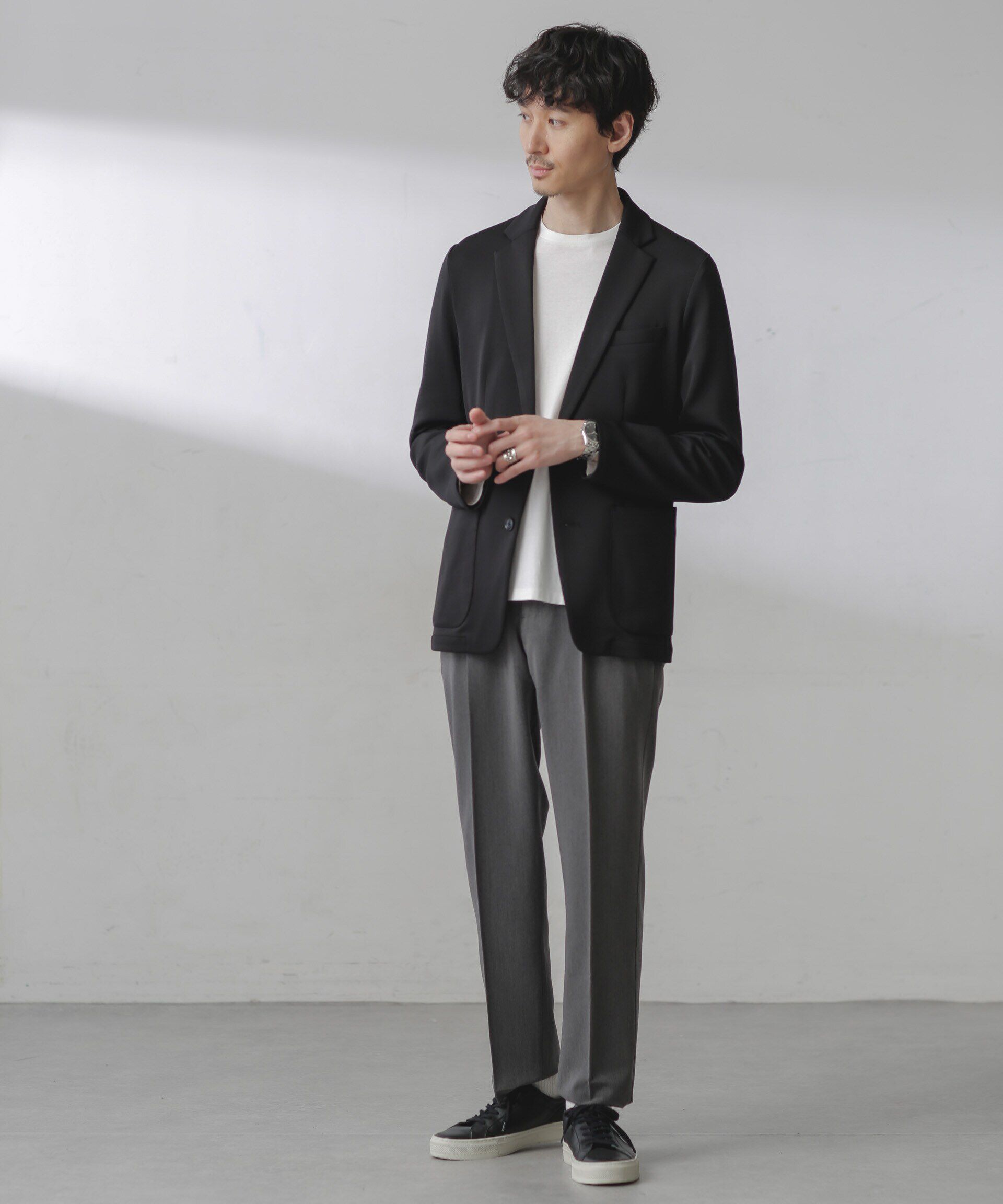 nano･universe「ALWAYS EASY ワンタックスラックス」|スラックス|