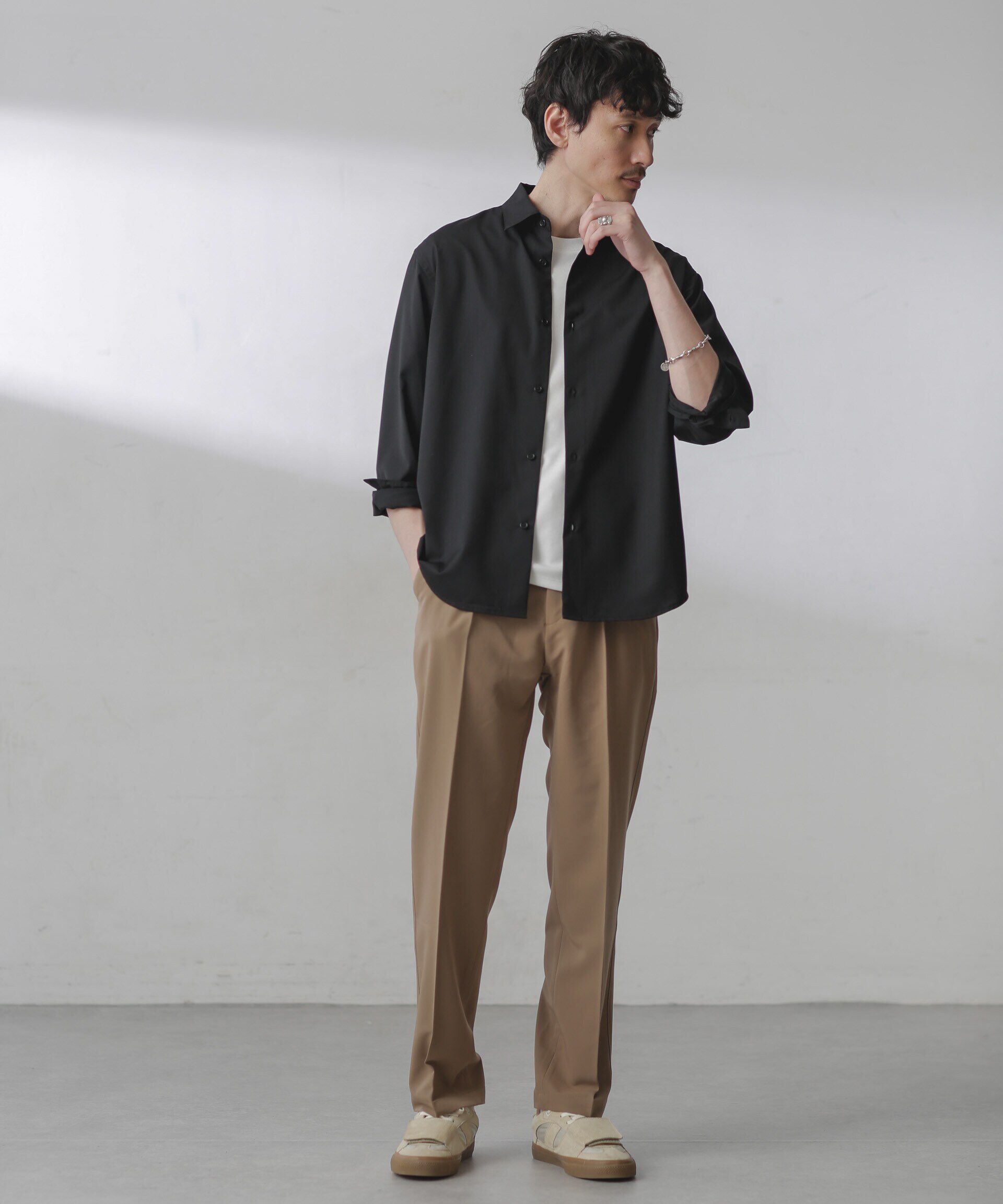 nano･universe「ALWAYS EASY ワンタックスラックス」|スラックス|