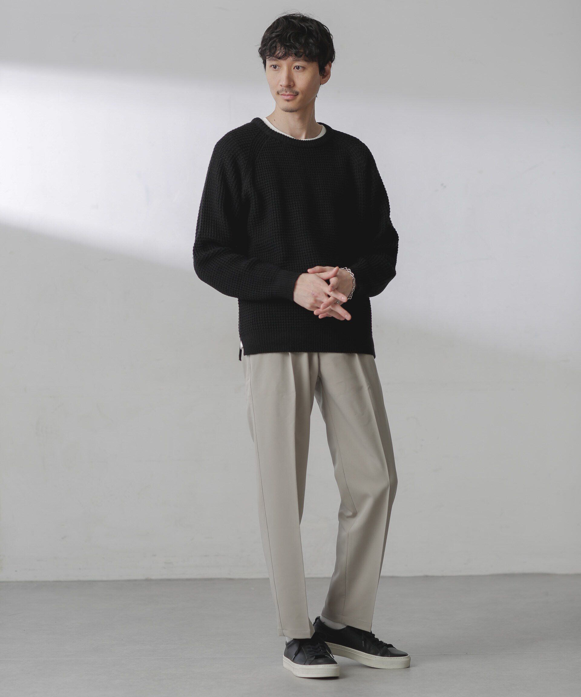 nano･universe「ALWAYS EASY ワンタックスラックス」|スラックス|