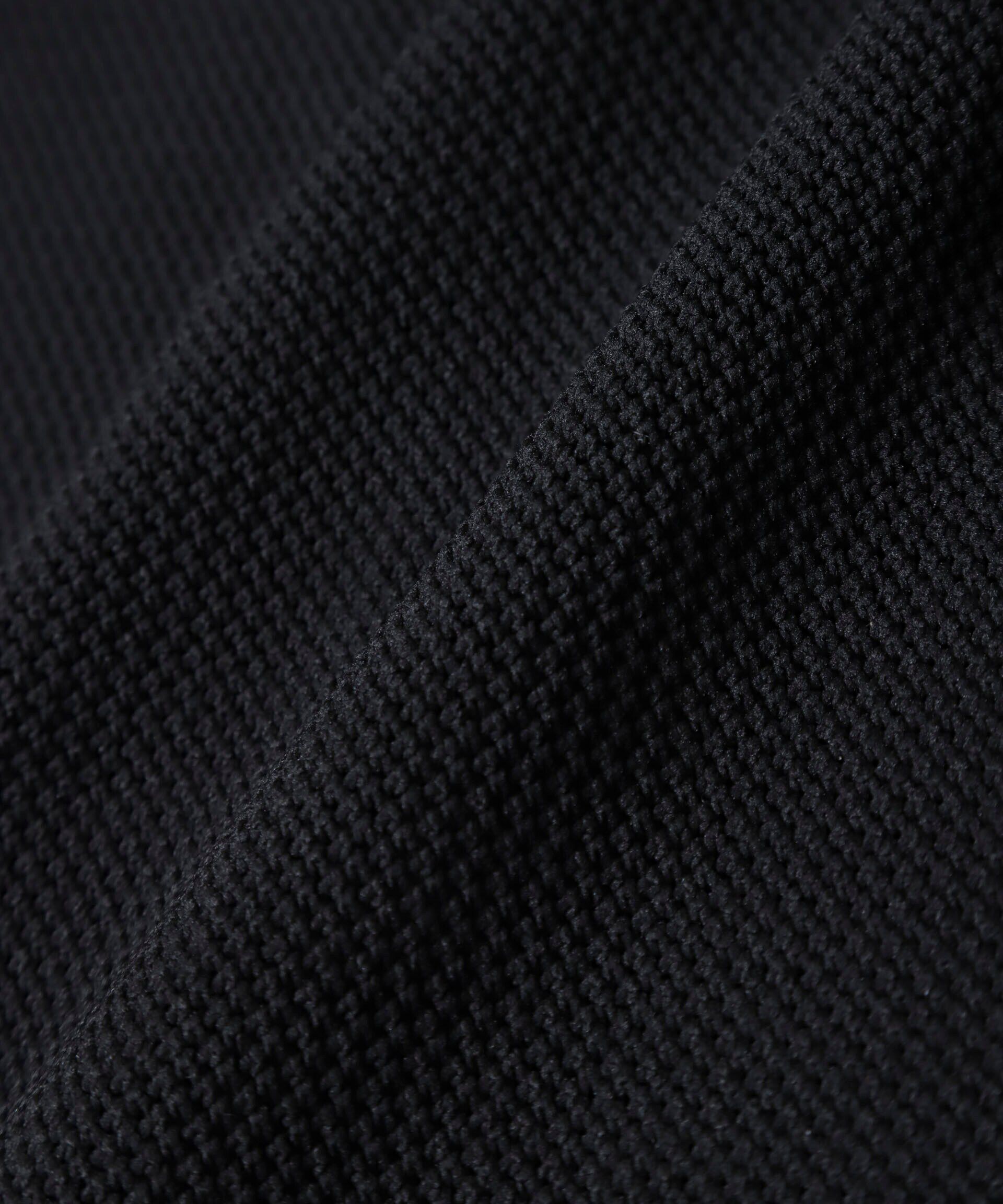 nano･universe「ポリメッシュリラックスオープンカラーニットシャツ」|ニット・セーター|