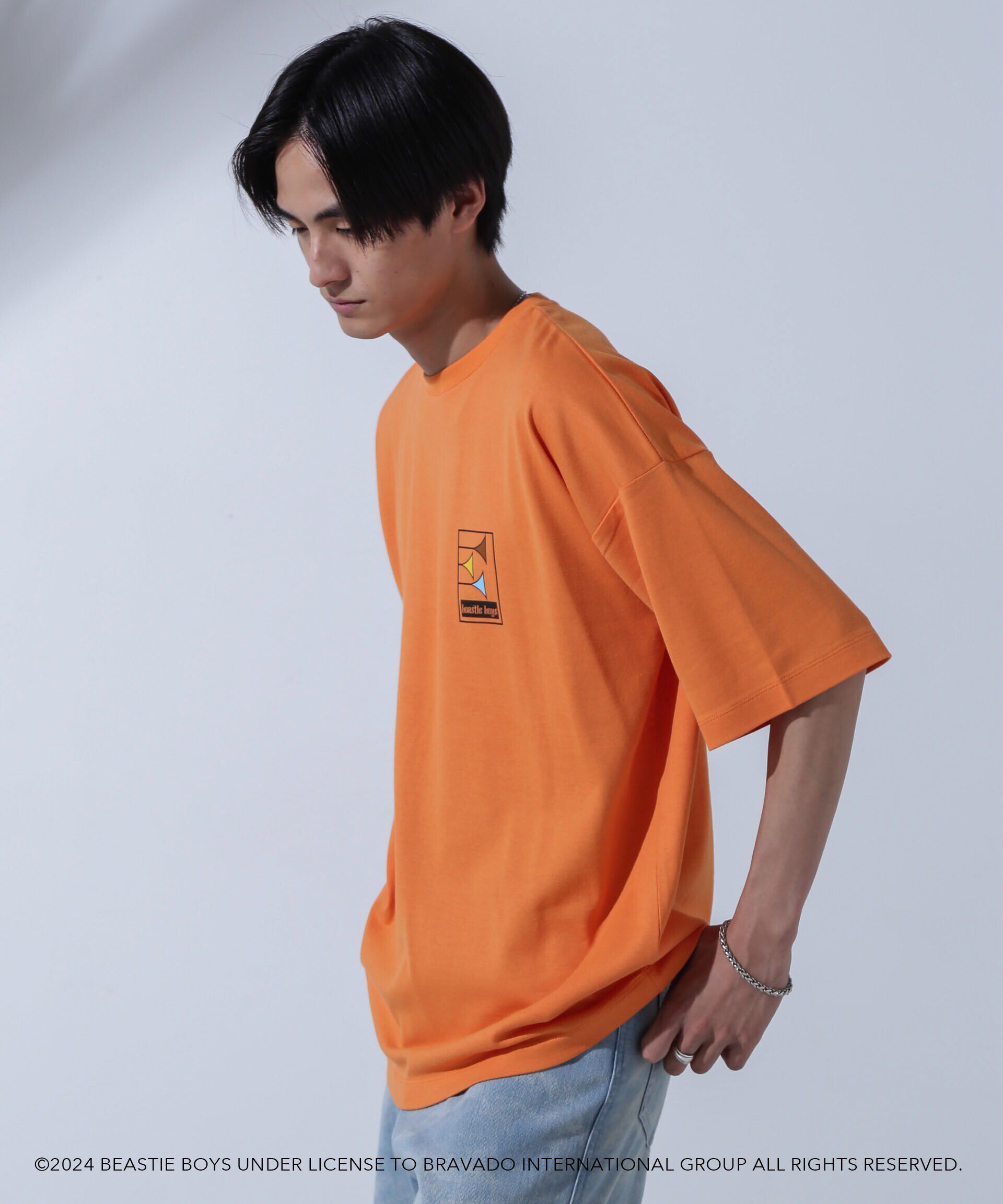 nano･universe「GOOD ROCK SPEED&times;Anti Soaked(R) 汗染み防止 ｢BEASTIE BOYS｣1 ｸﾙｰﾈｯｸﾋﾞｯｸ  」|Tシャツ・カットソー|