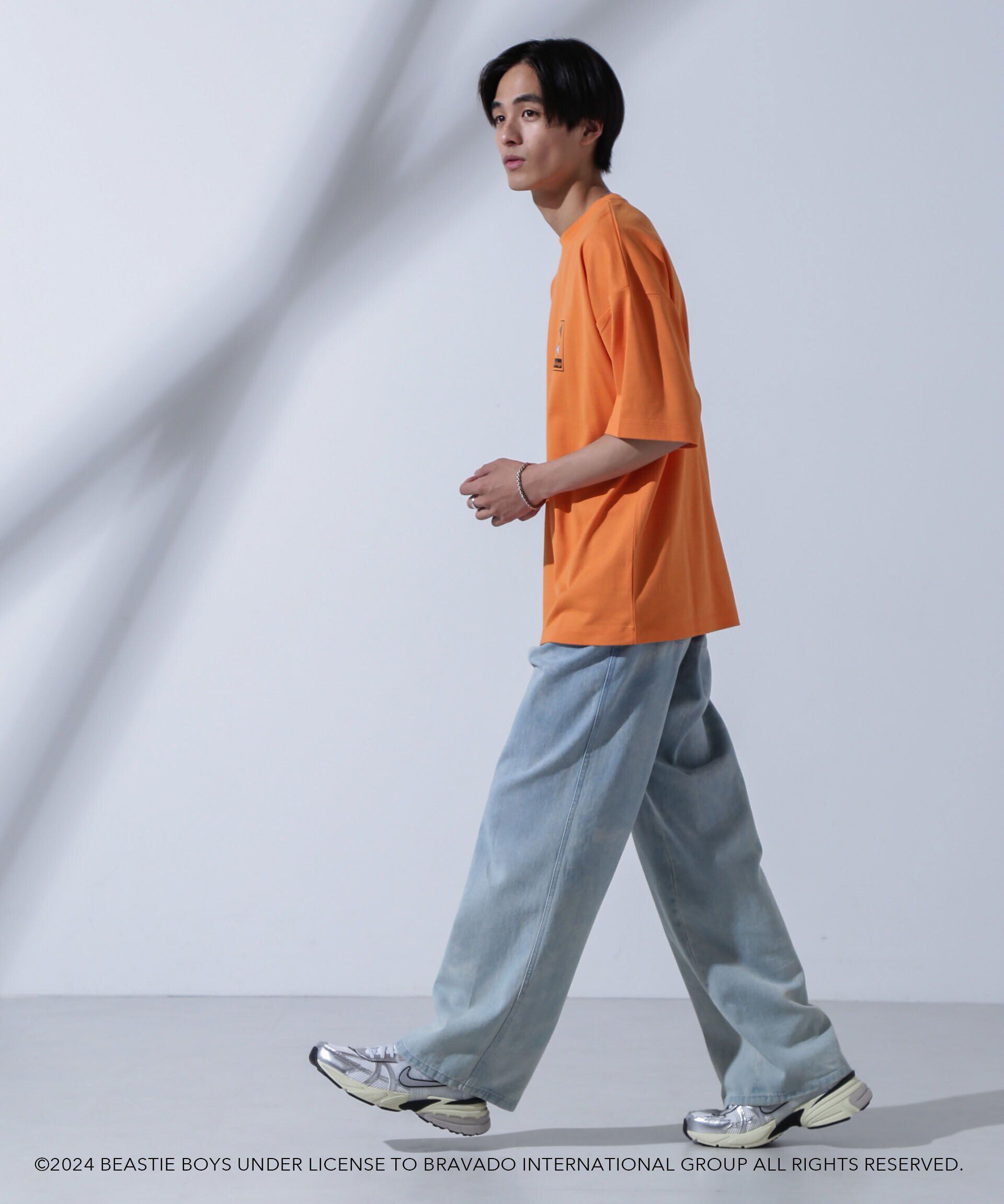 nano･universe「GOOD ROCK SPEED&times;Anti Soaked(R) 汗染み防止 ｢BEASTIE BOYS｣1 ｸﾙｰﾈｯｸﾋﾞｯｸ  」|Tシャツ・カットソー|