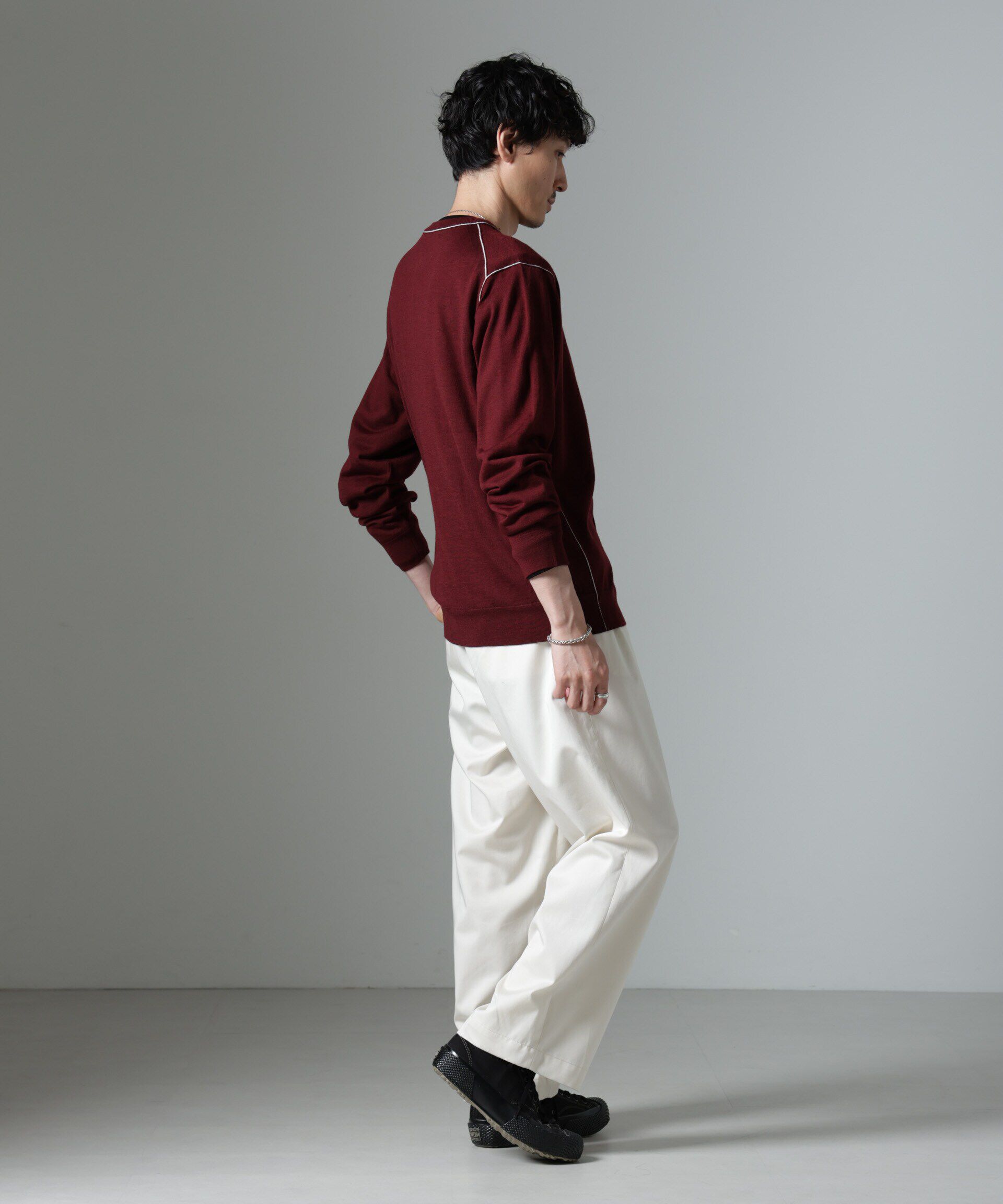 nano･universe「「大人のワイドパンツ」2タックワイドトラウザーズ」|チノ|