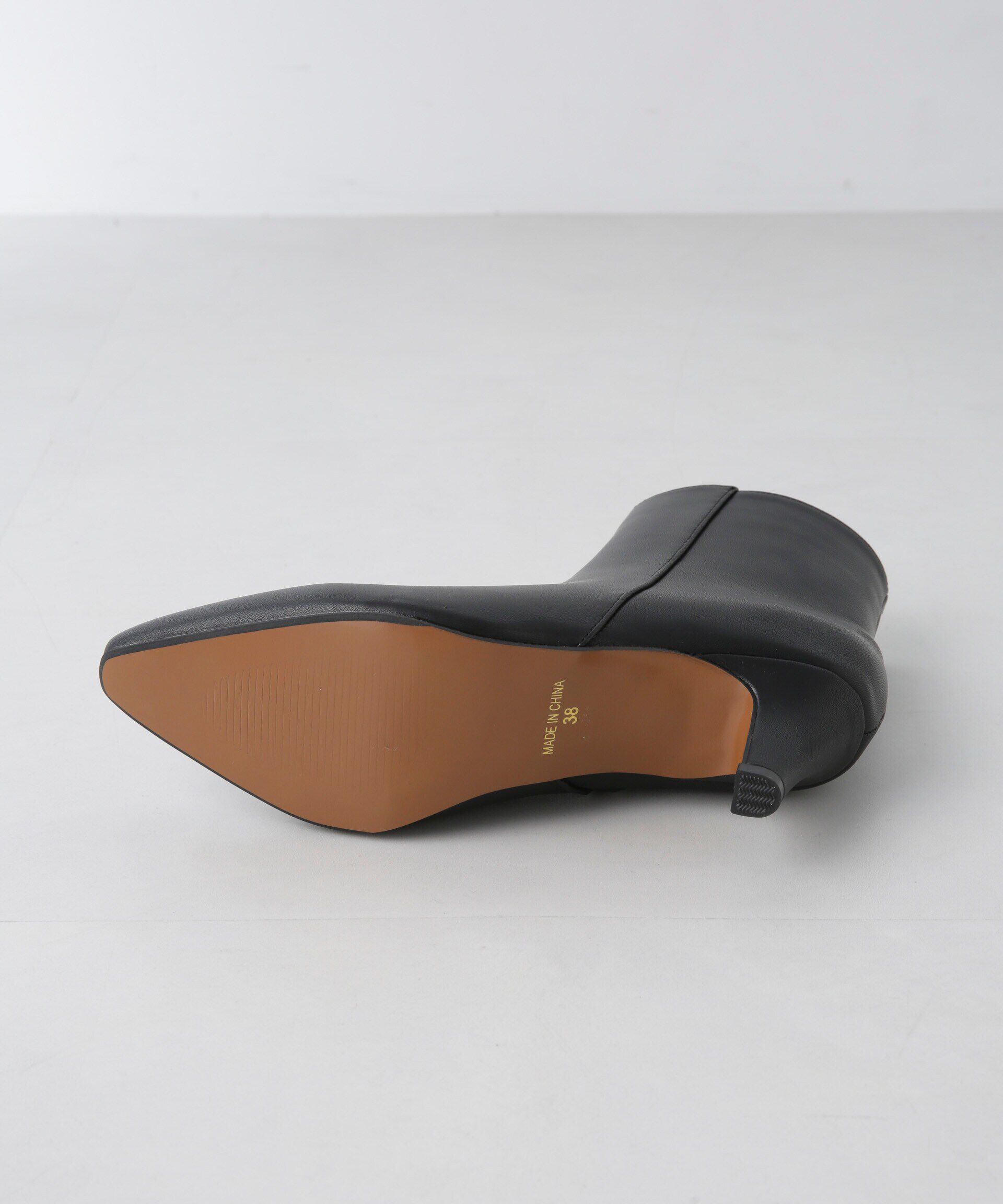 nano･universe「ポインテッドトゥショートブーツ」|ビジネス・ドレスシューズ|