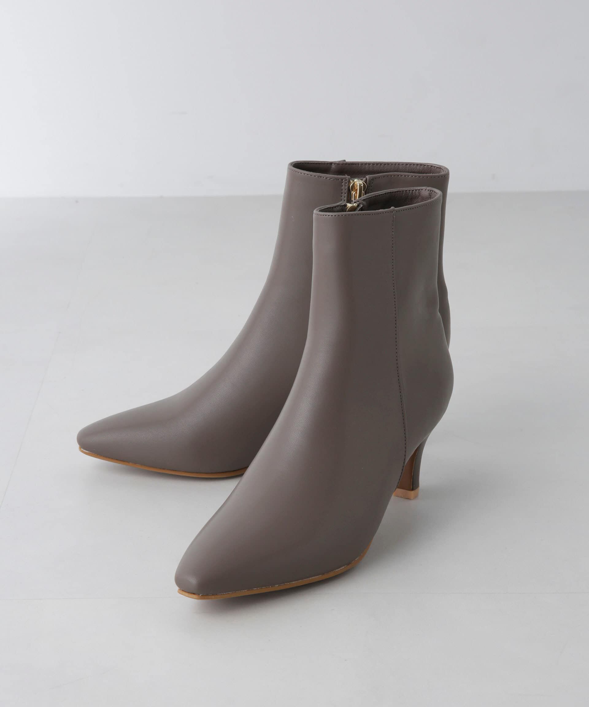 nano･universe「ポインテッドトゥショートブーツ」|ビジネス・ドレスシューズ|