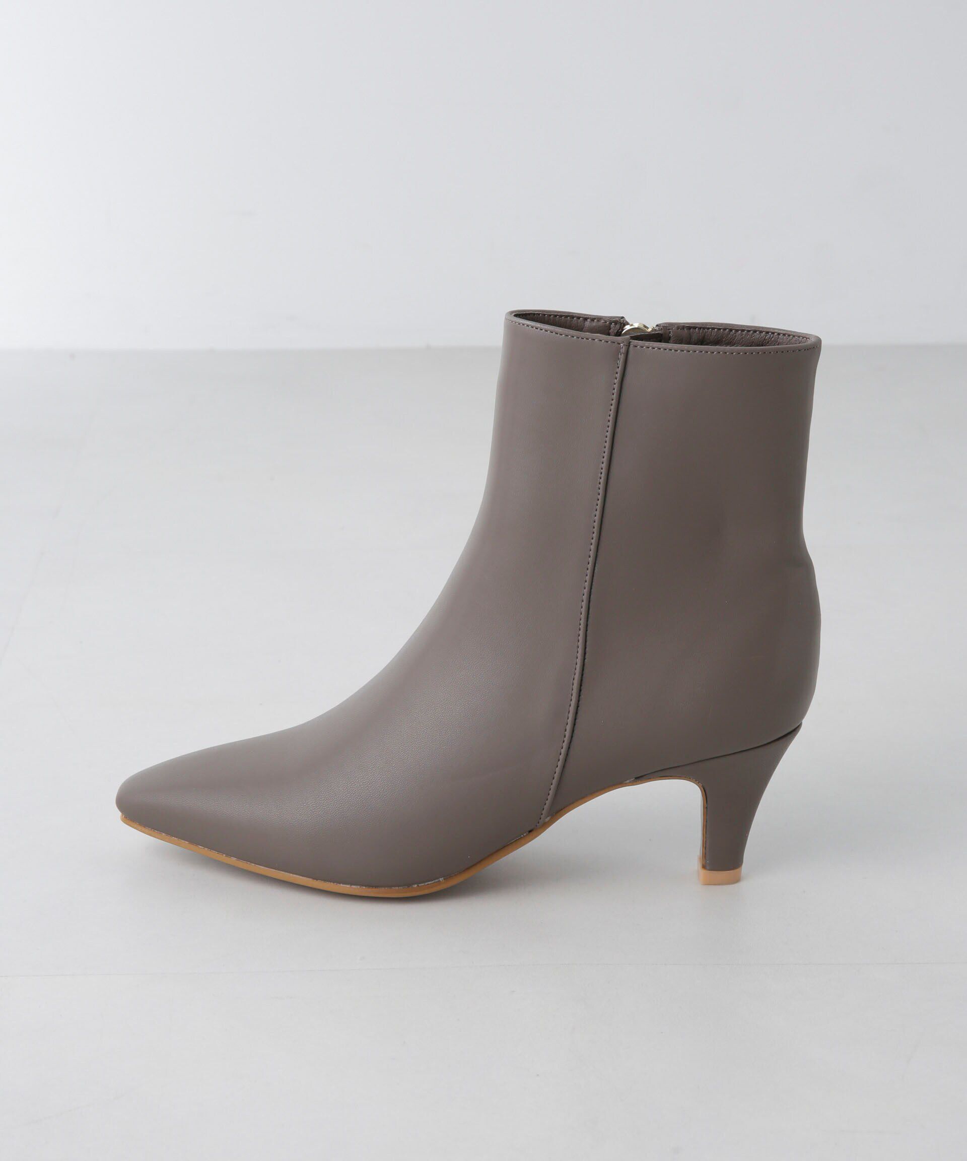 nano･universe「ポインテッドトゥショートブーツ」|ビジネス・ドレスシューズ|