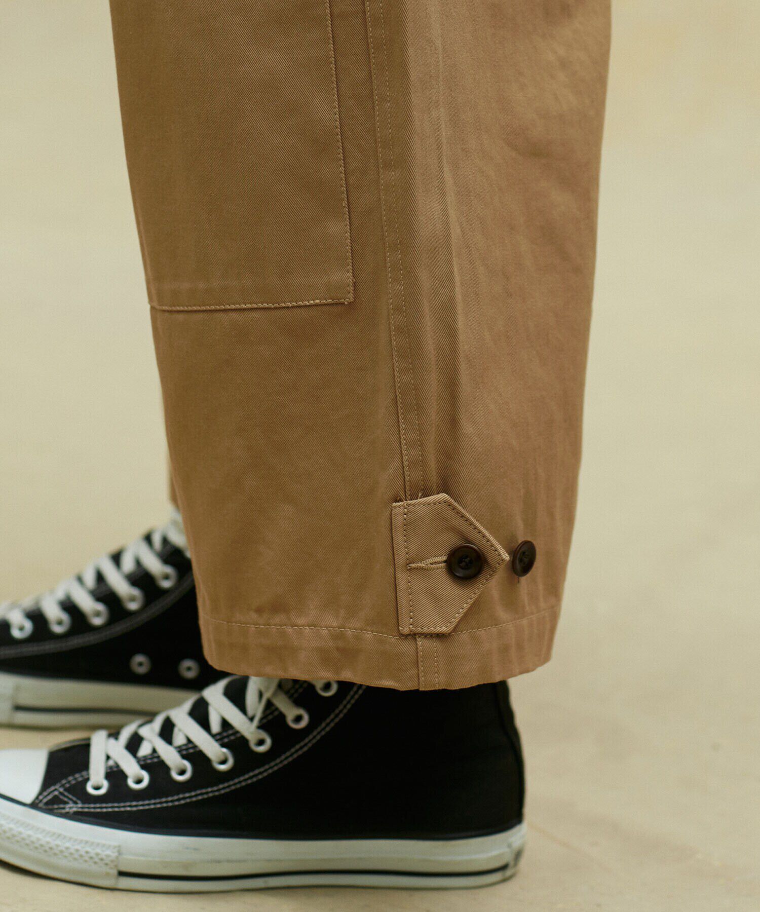 nano･universe「LB.02/ダブルニ―モーターサイクルパンツ」|チノ|