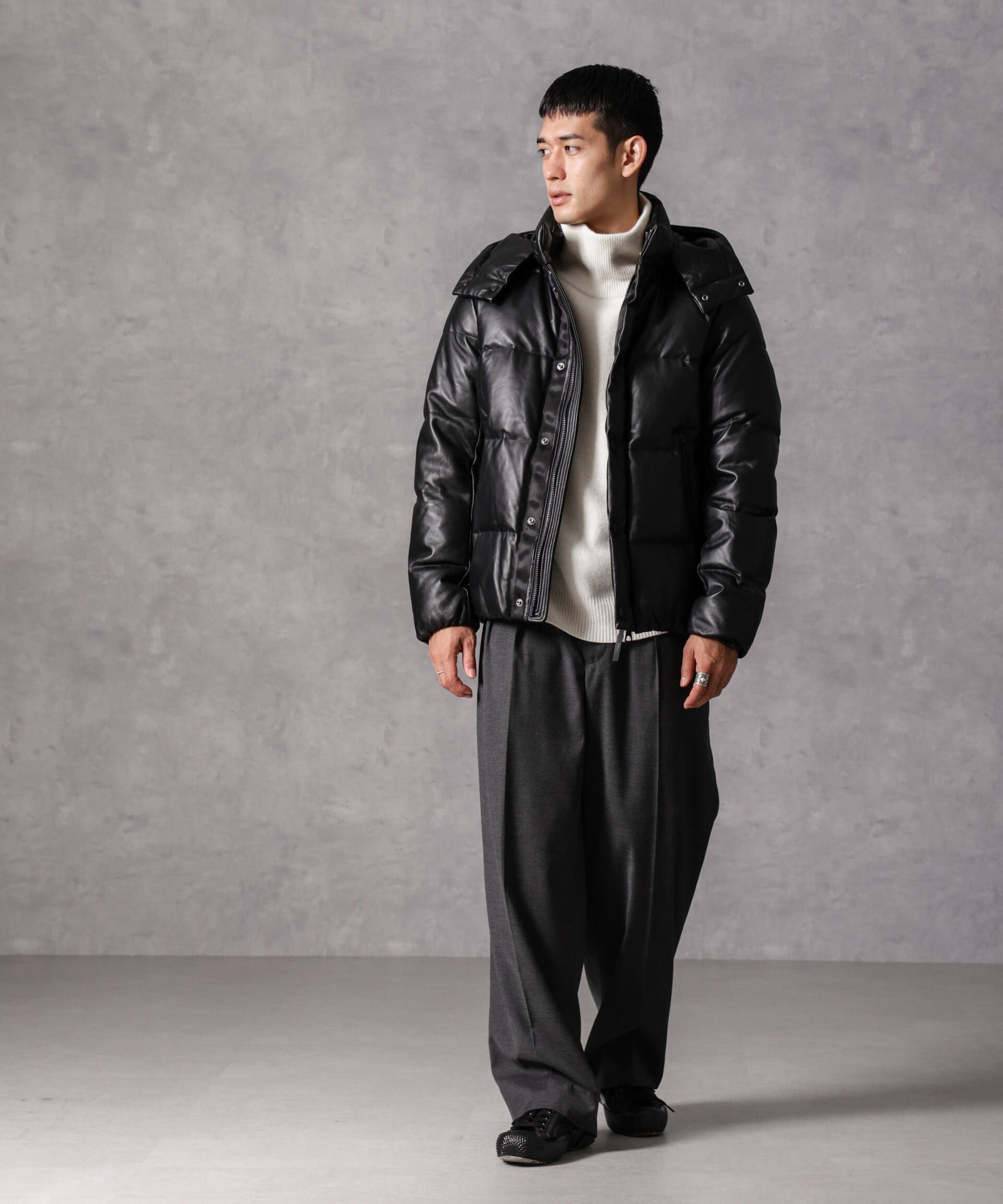 nano･universe「「西川ダウン(R)」ラムレザーG2ダウン」|ダウン|