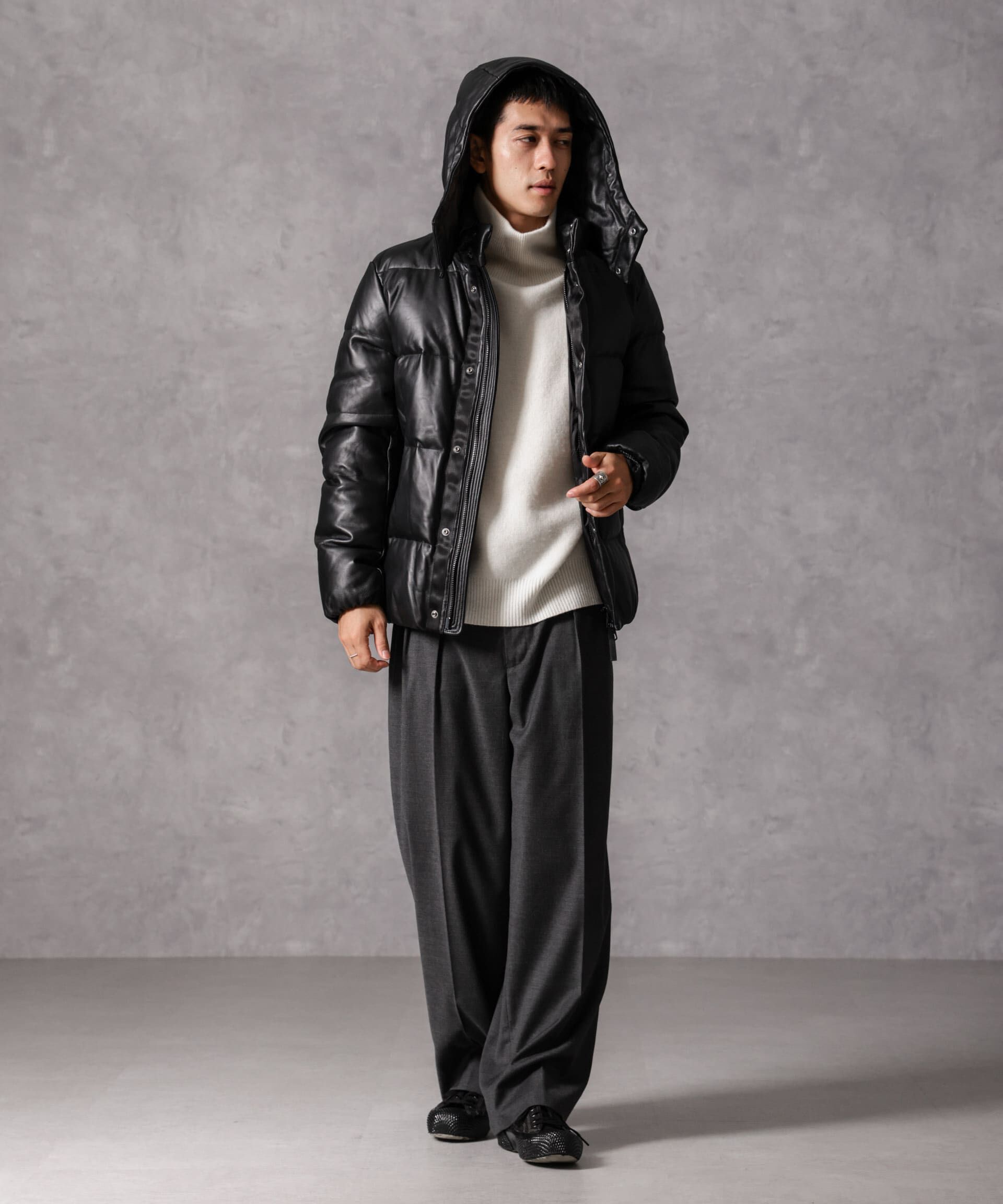 nano･universe「「西川ダウン(R)」ラムレザーG2ダウン」|ダウン|