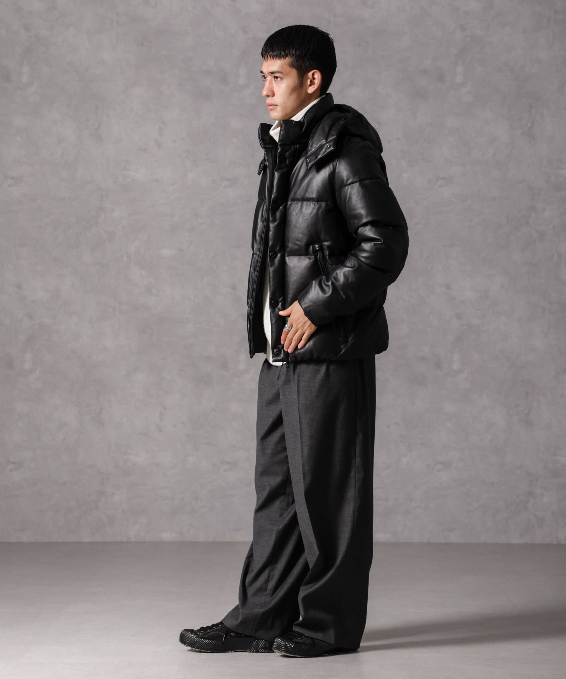 nano･universe「「西川ダウン(R)」ラムレザーG2ダウン」|ダウン|