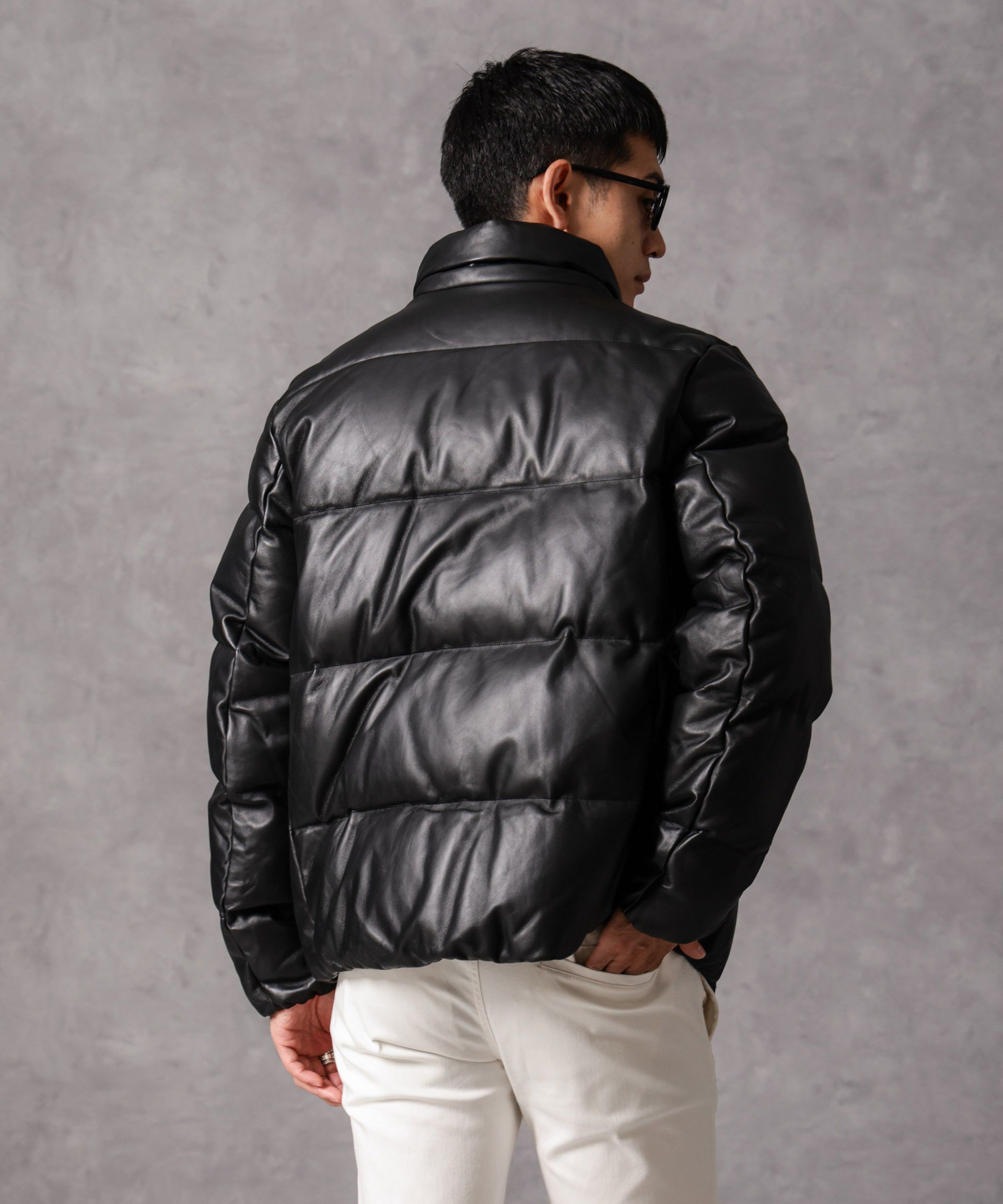 nano･universe「「西川ダウン(R)」ラムレザーG2ダウン」|ダウン|