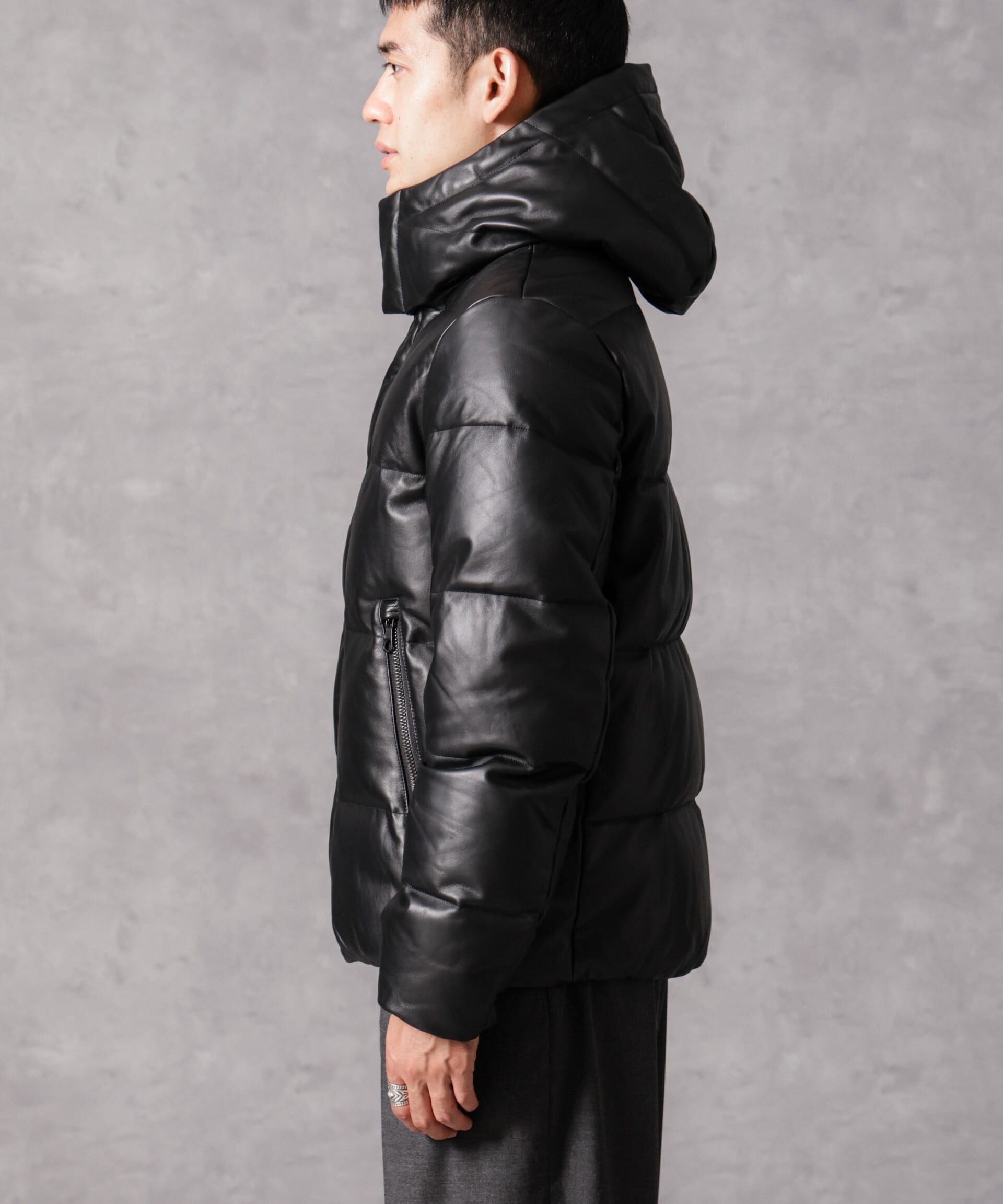 nano･universe「「西川ダウン(R)」ラムレザーG2ダウン」|ダウン|