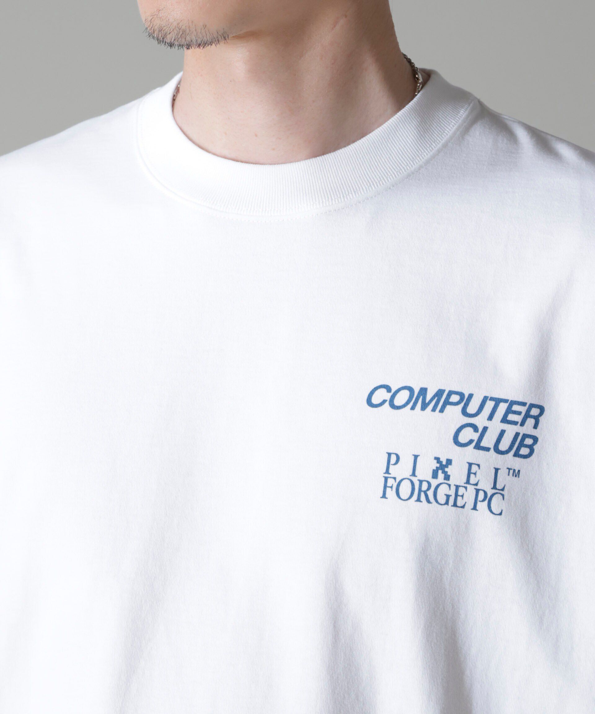 nano･universe「「MOFFISIE2.0」オリジナルプリントTシャツ長袖」|Tシャツ・カットソー|