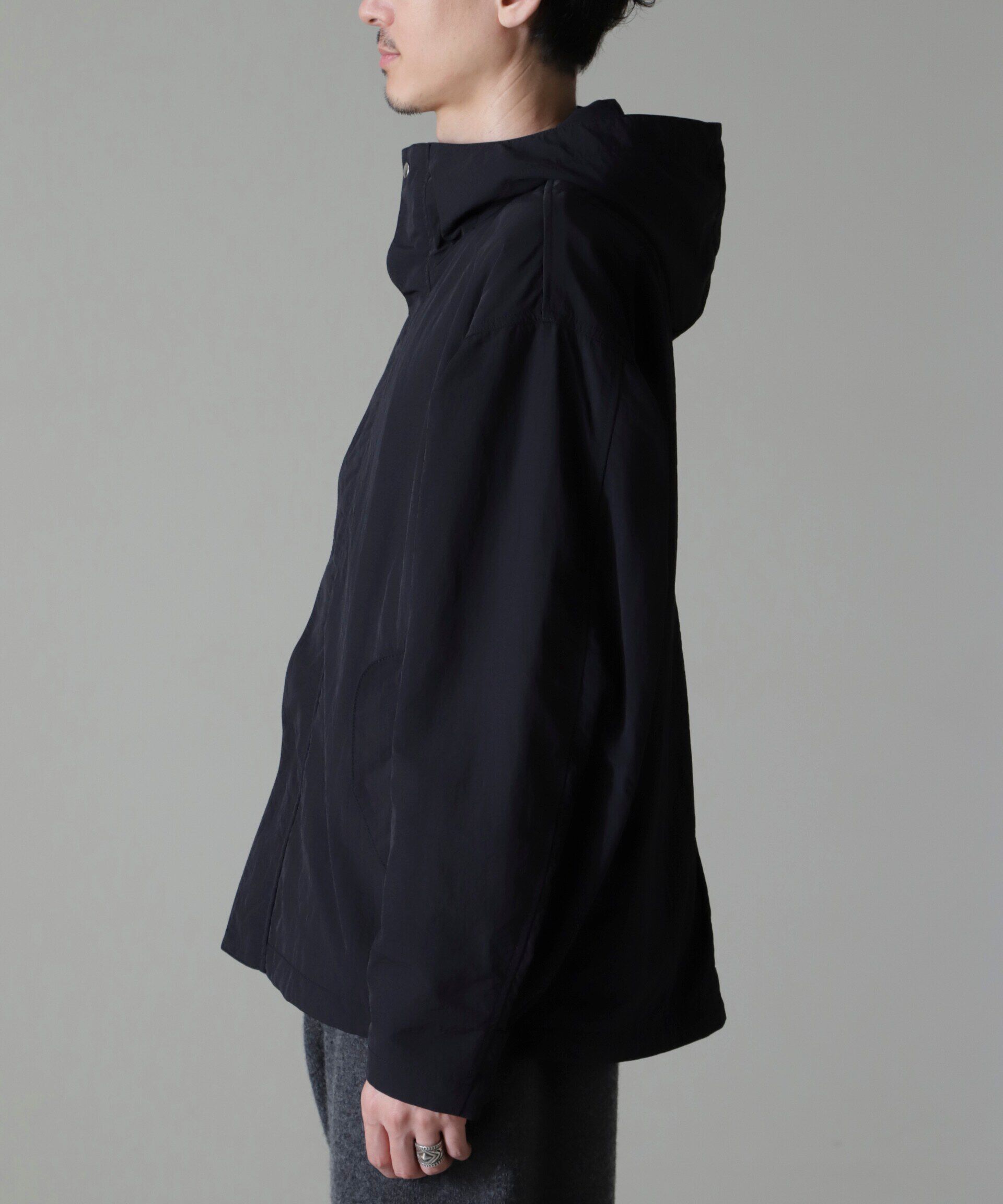 nano･universe「水溶性ボンディング撥水ショートモッズコート(セットアップ可)」|ブルゾン・スタジャン|