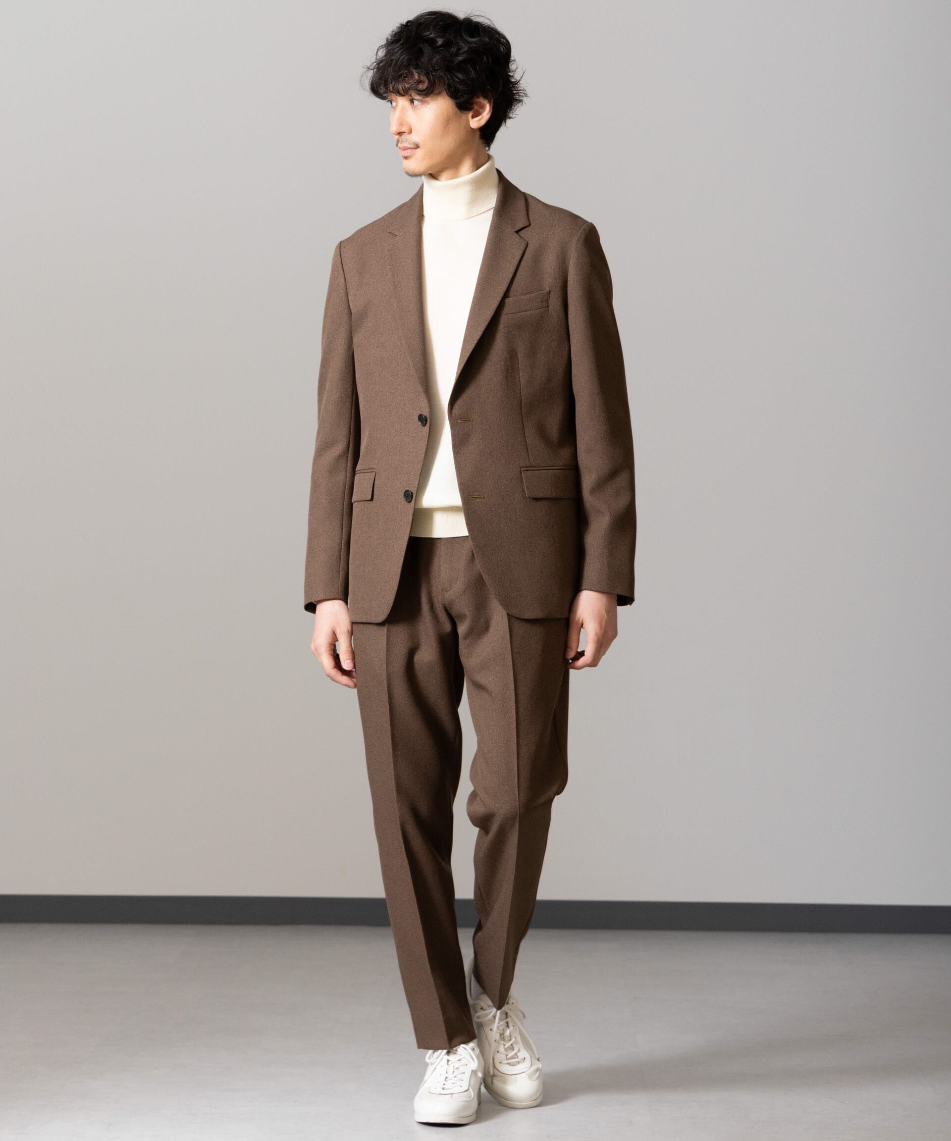 nano･universe「「Damerino」LANATEC(R)メランジツイルストレッチセットアップ」|スーツ|