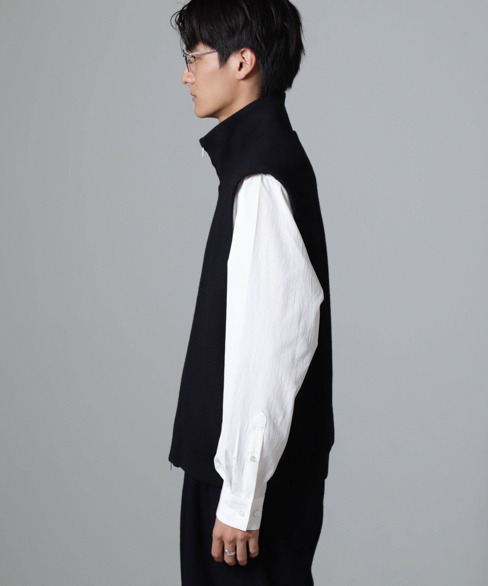 nano･universe「「100%ウール」ジップベスト」|ダウンベスト・ベスト|