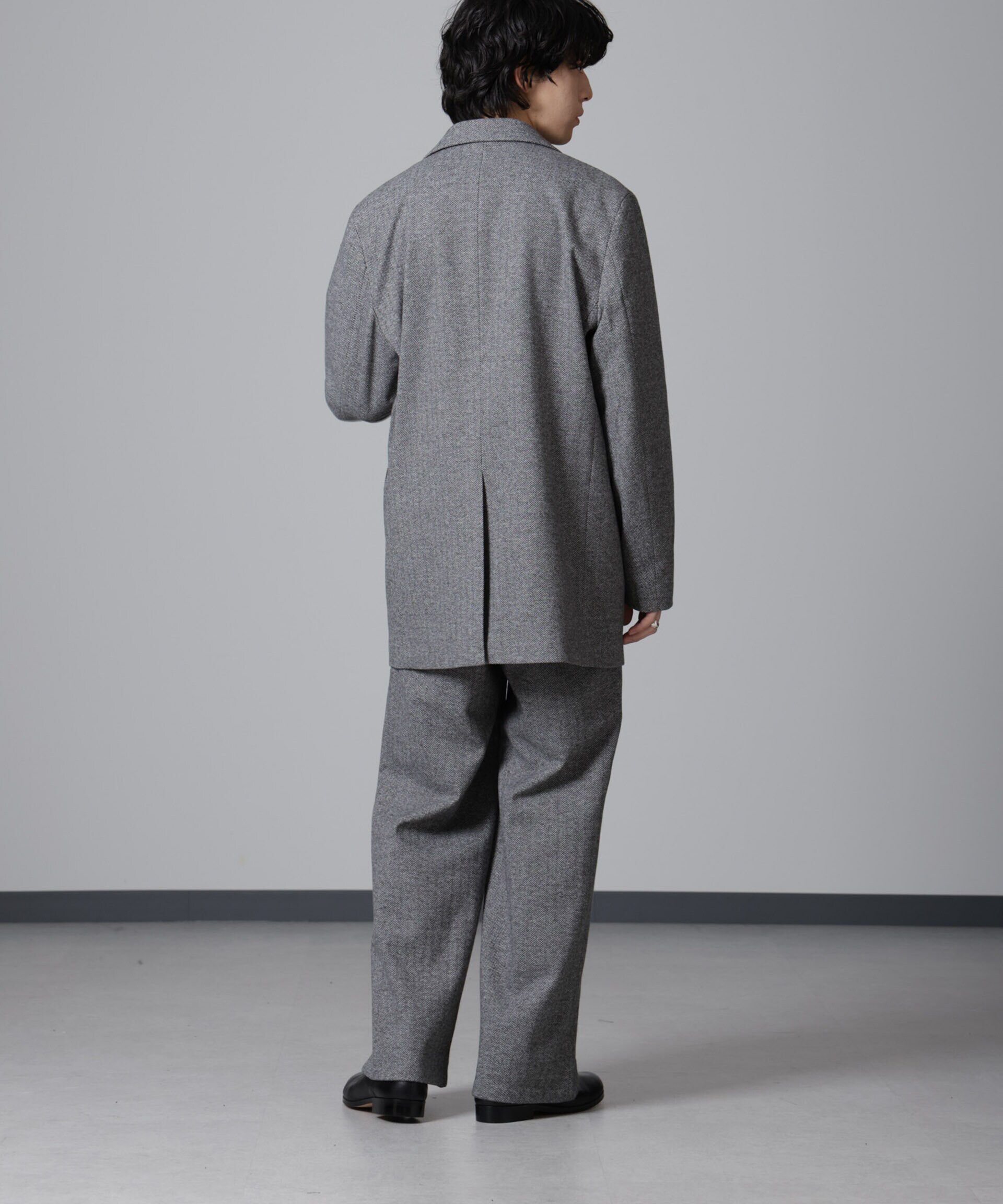 nano･universe「ツイードライク ドレストラウザー」|チノ|