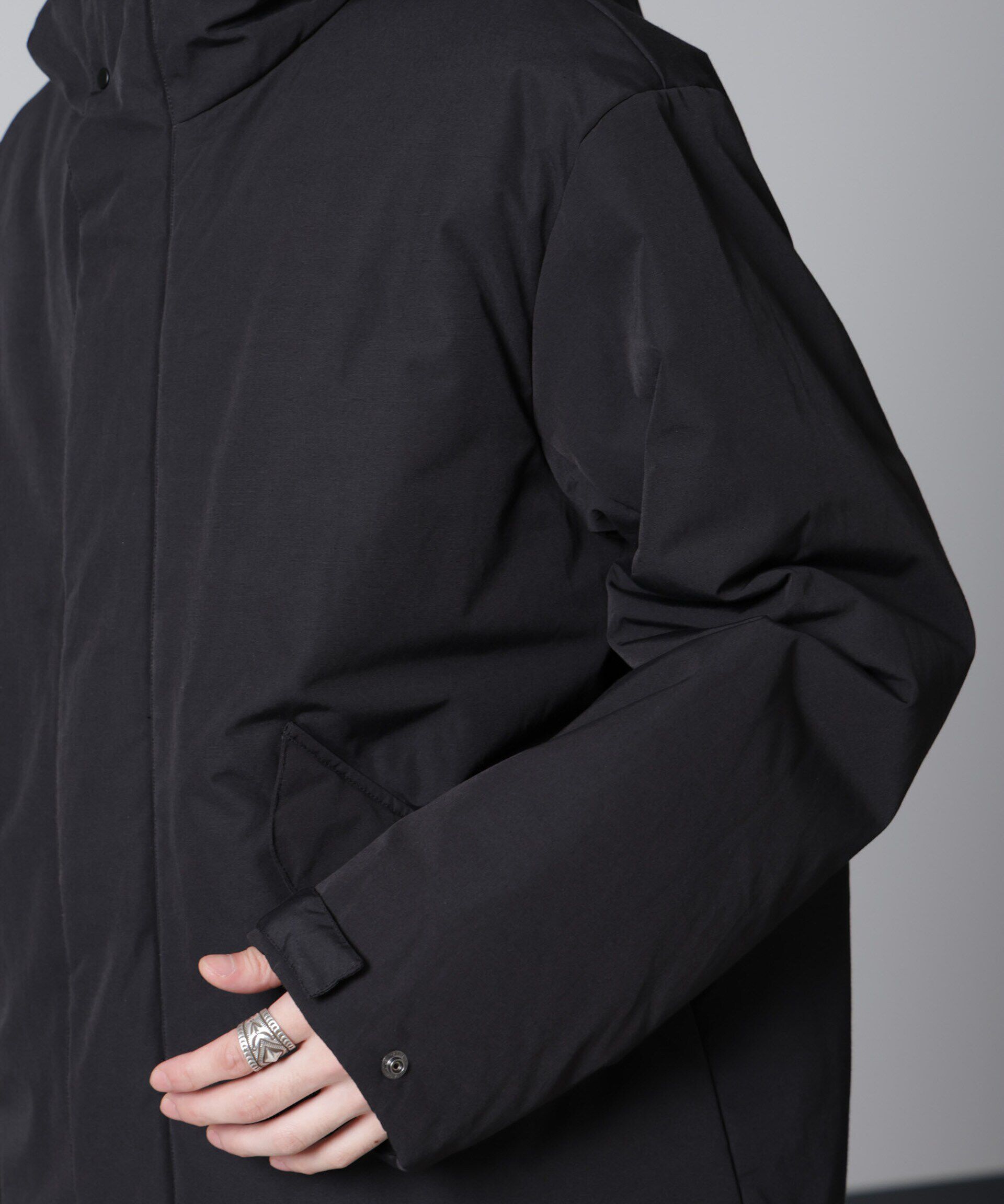 nano･universe「ミリタリー中綿ブルゾン」|ブルゾン・スタジャン|