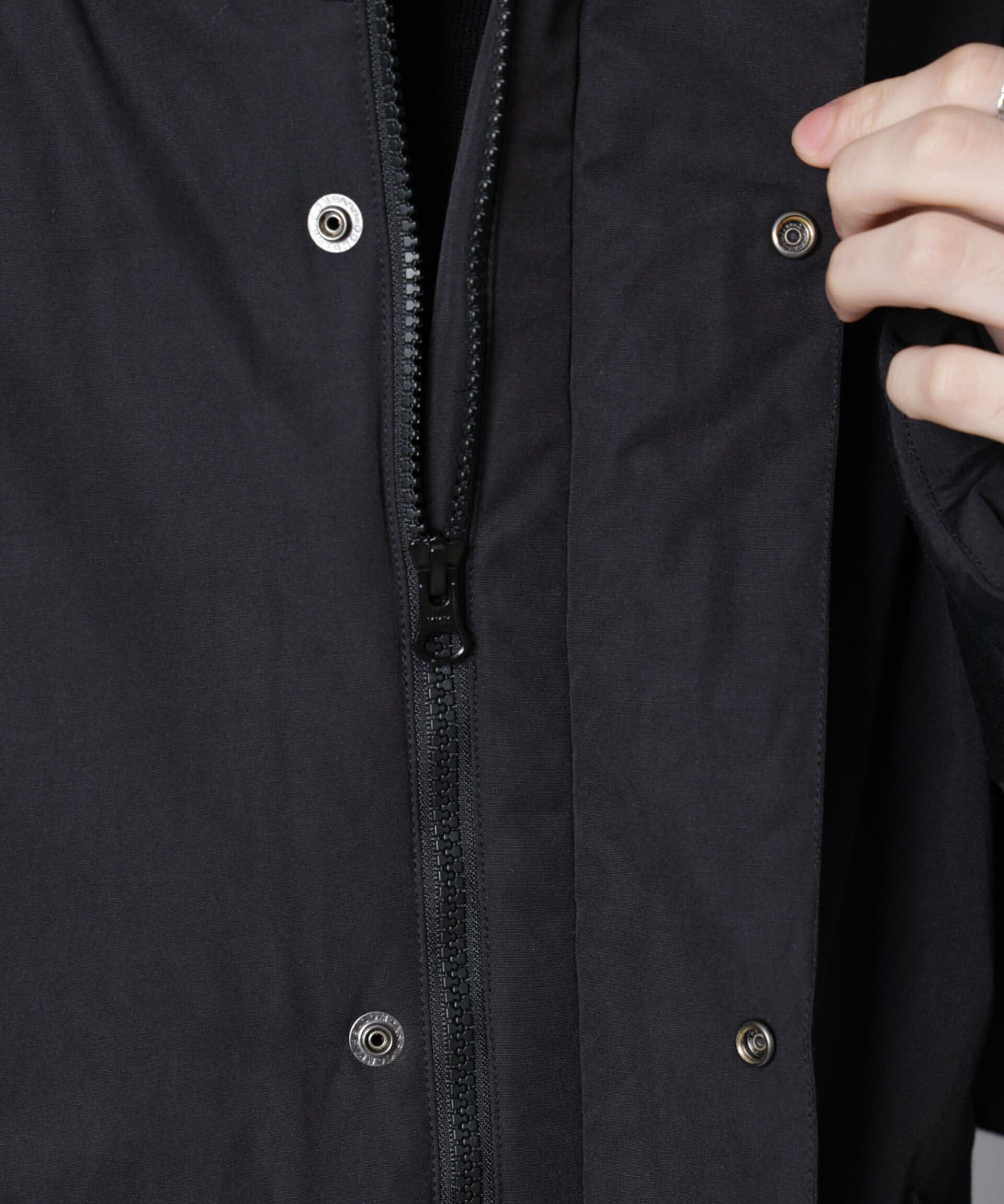 nano･universe「ミリタリー中綿ブルゾン」|ブルゾン・スタジャン|