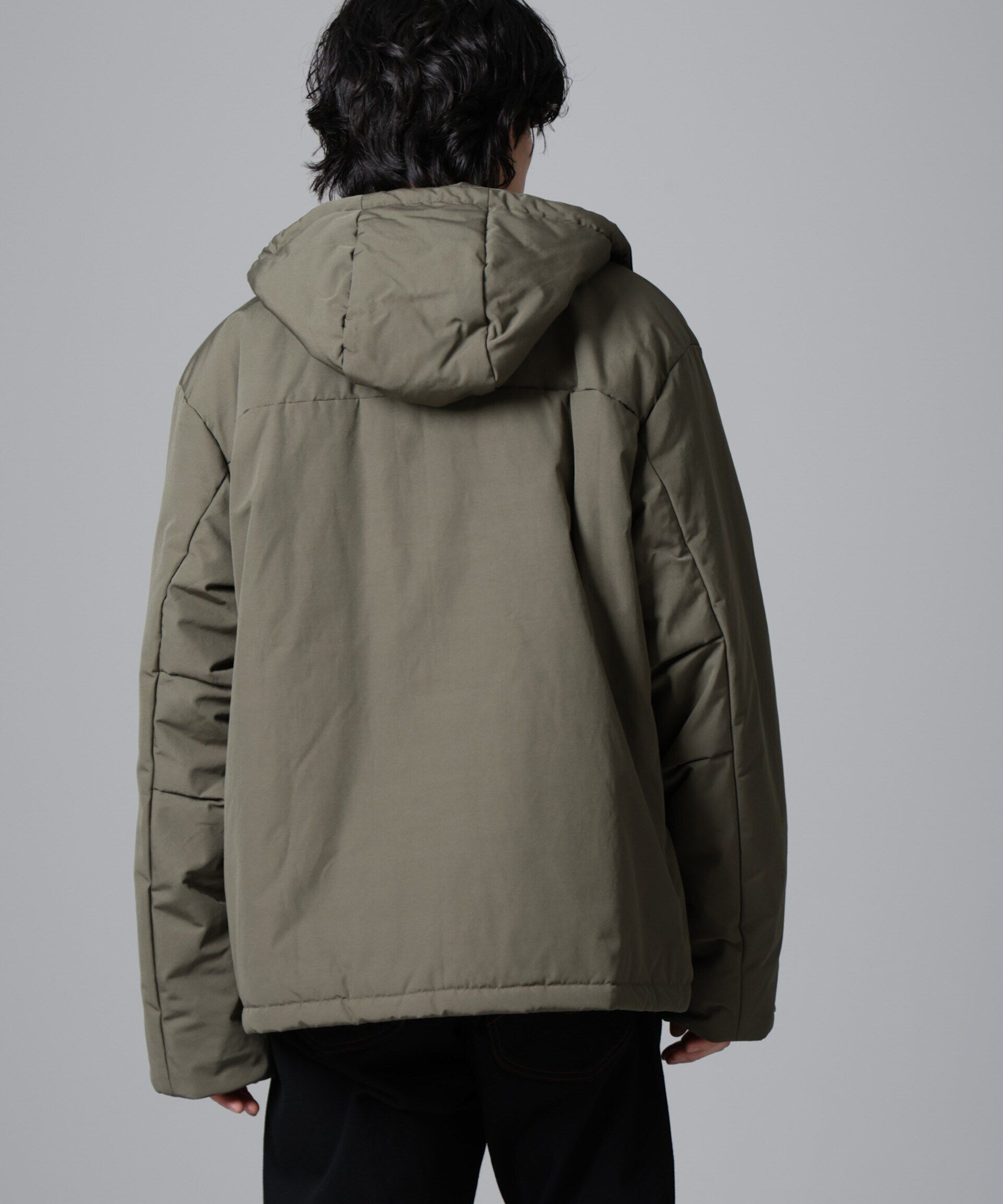 nano･universe「ミリタリー中綿ブルゾン」|ブルゾン・スタジャン|