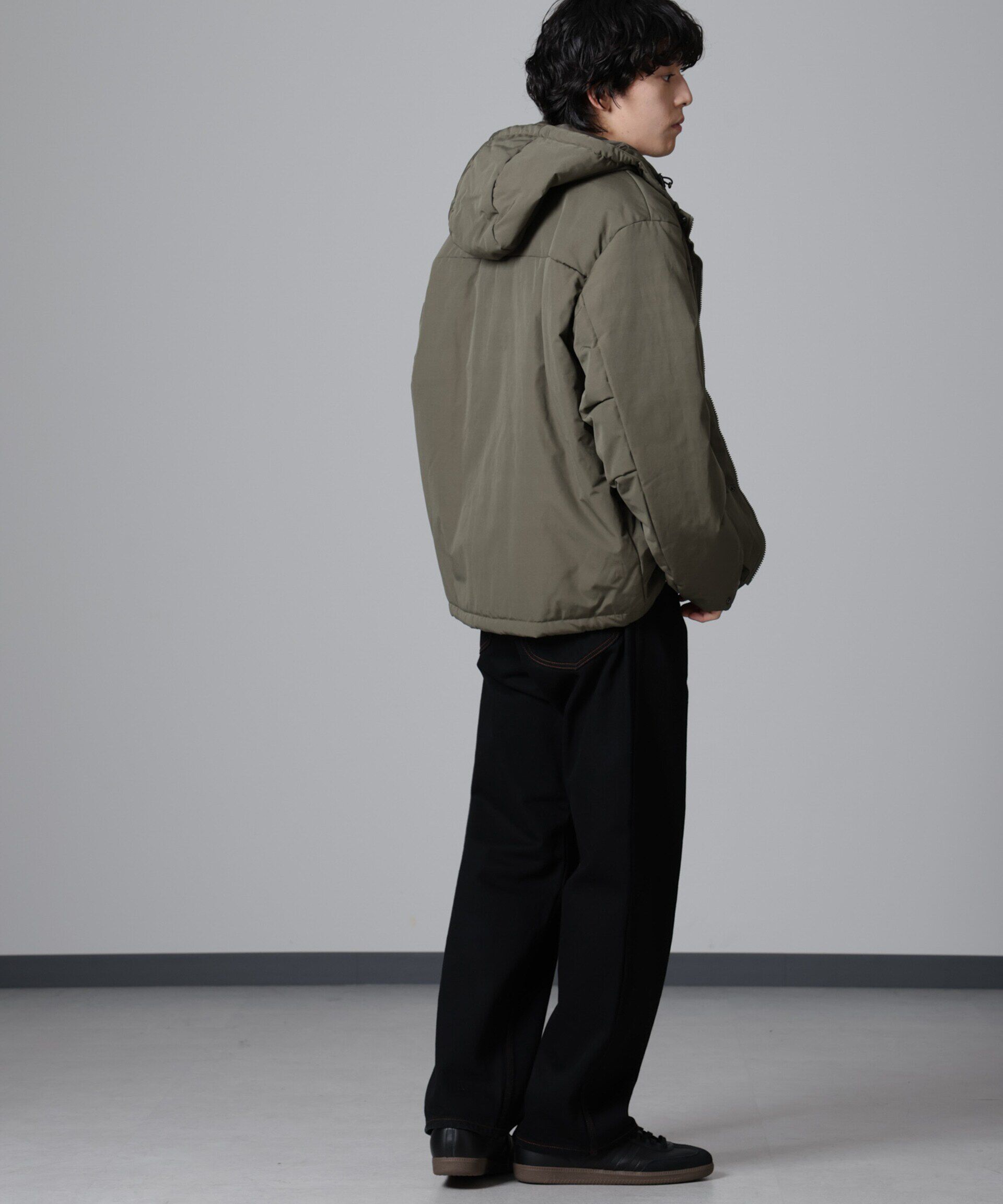 nano･universe「ミリタリー中綿ブルゾン」|ブルゾン・スタジャン|