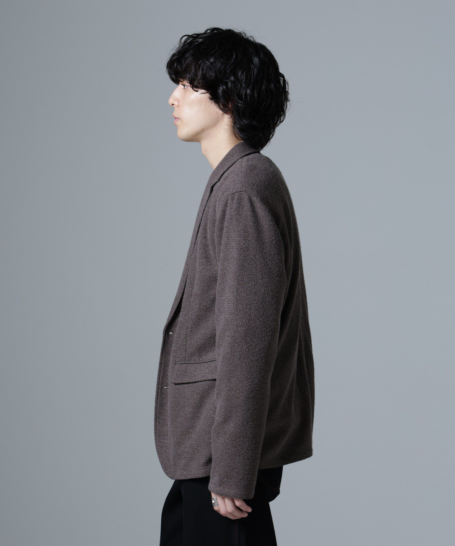 nano･universe「ストレッチメランジジャケット(セットアップ可)」|テーラードジャケット|